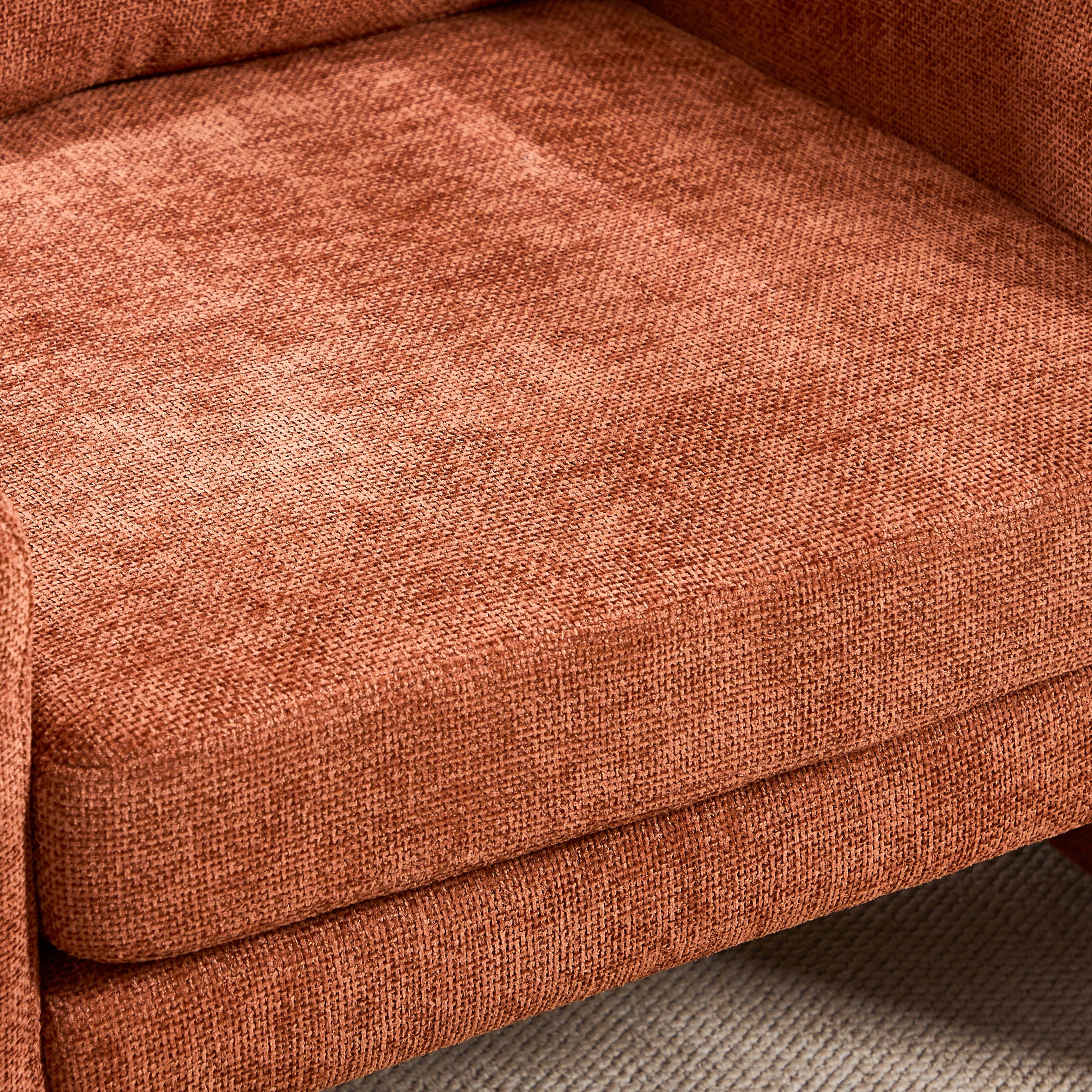 ROCITY Modern Chenille Upholstered Accent Armchair 1 PCS - 7103AC