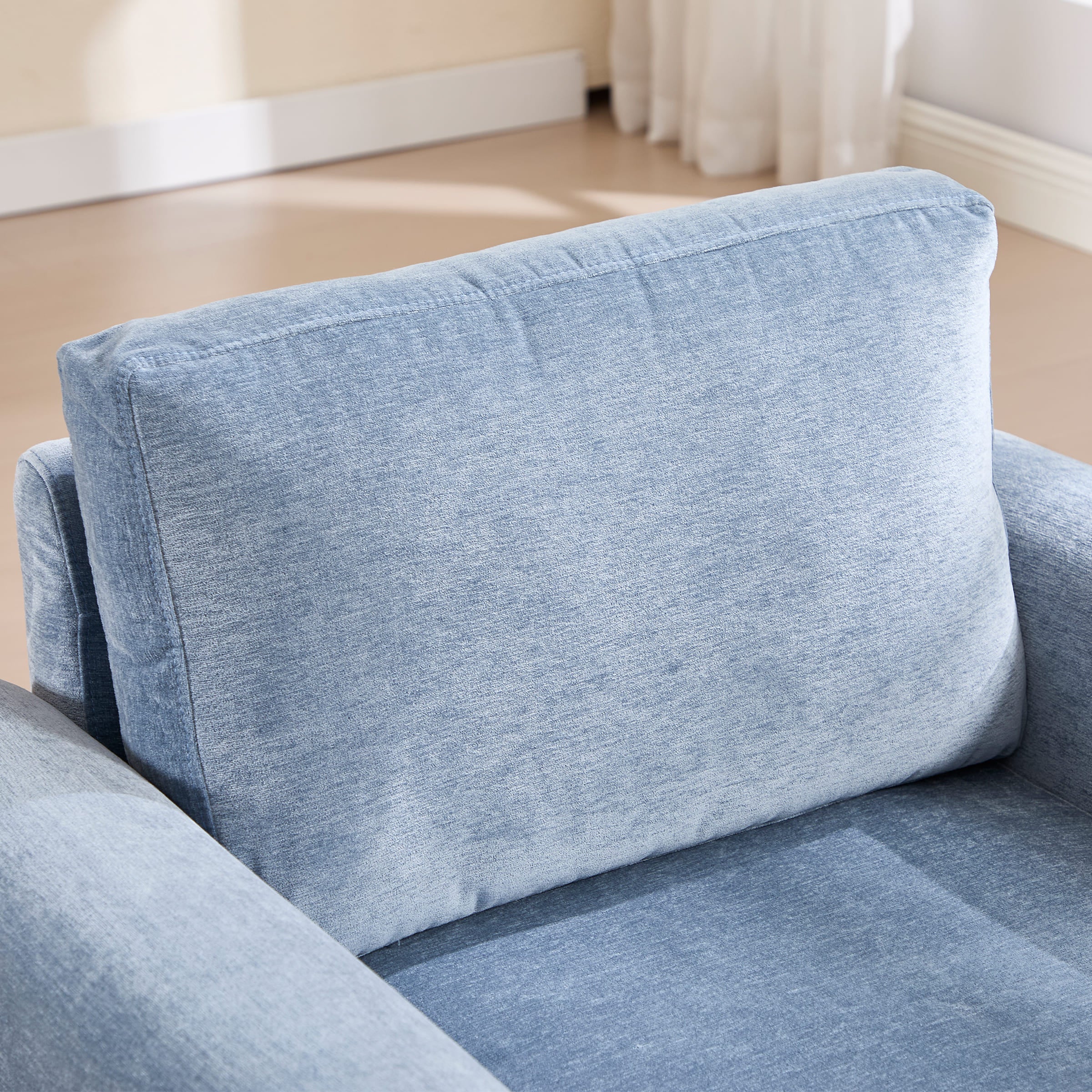 ROCITY Modern Chenille Upholstered Accent Armchair 1 PCS - 7103AC