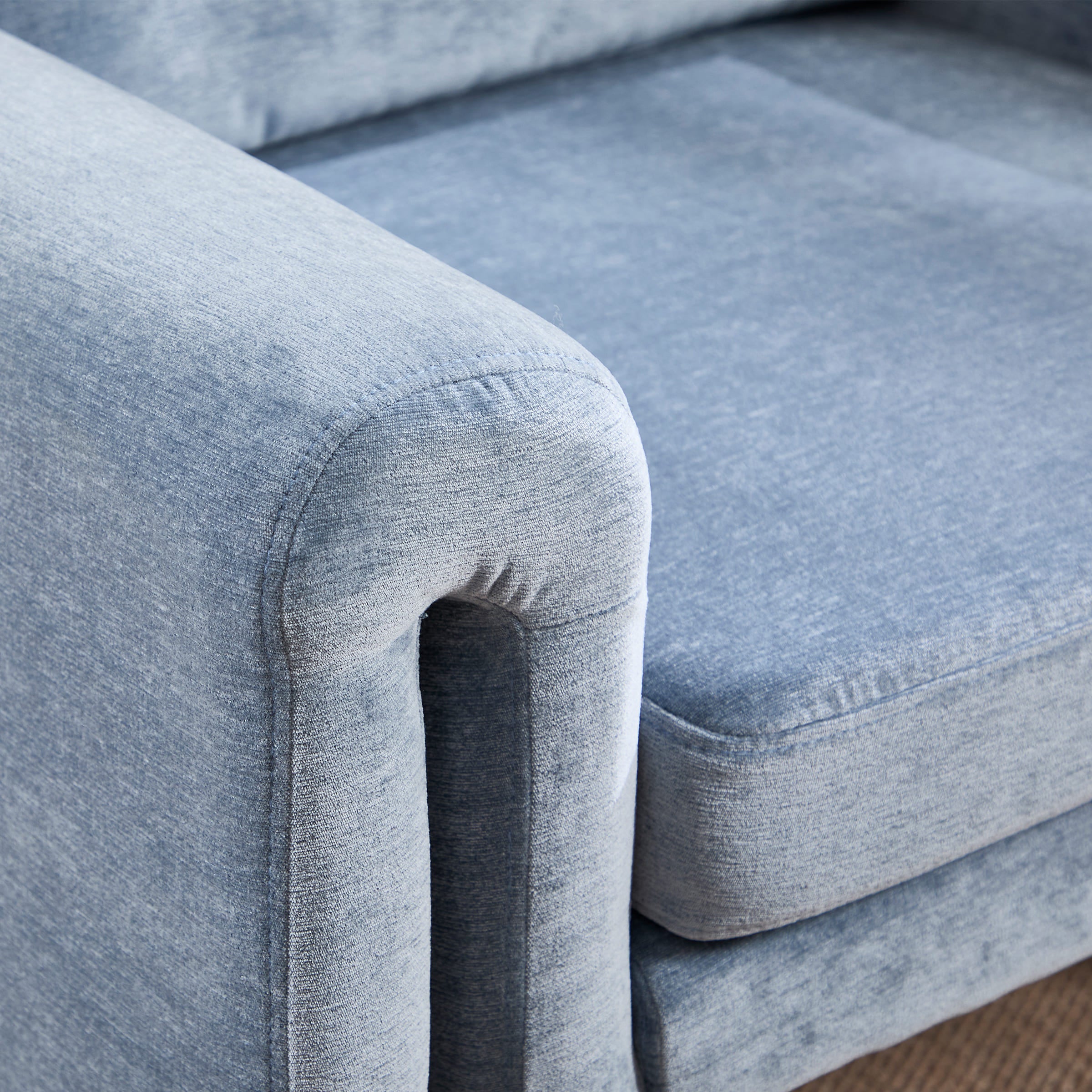 ROCITY Modern Chenille Upholstered Accent Armchair 1 PCS - 7103AC