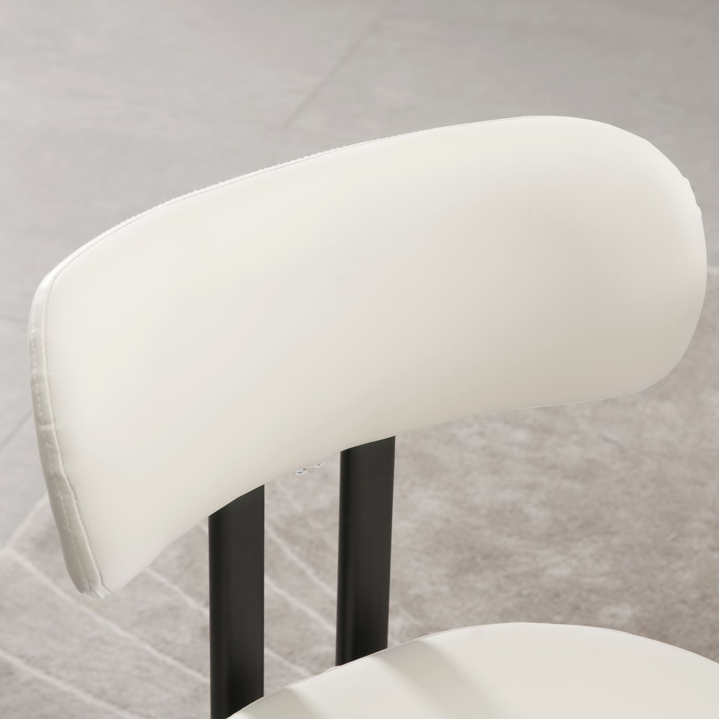 ROCITY Modern Curved Back Dining Chairs Set of 2 - 3110DC