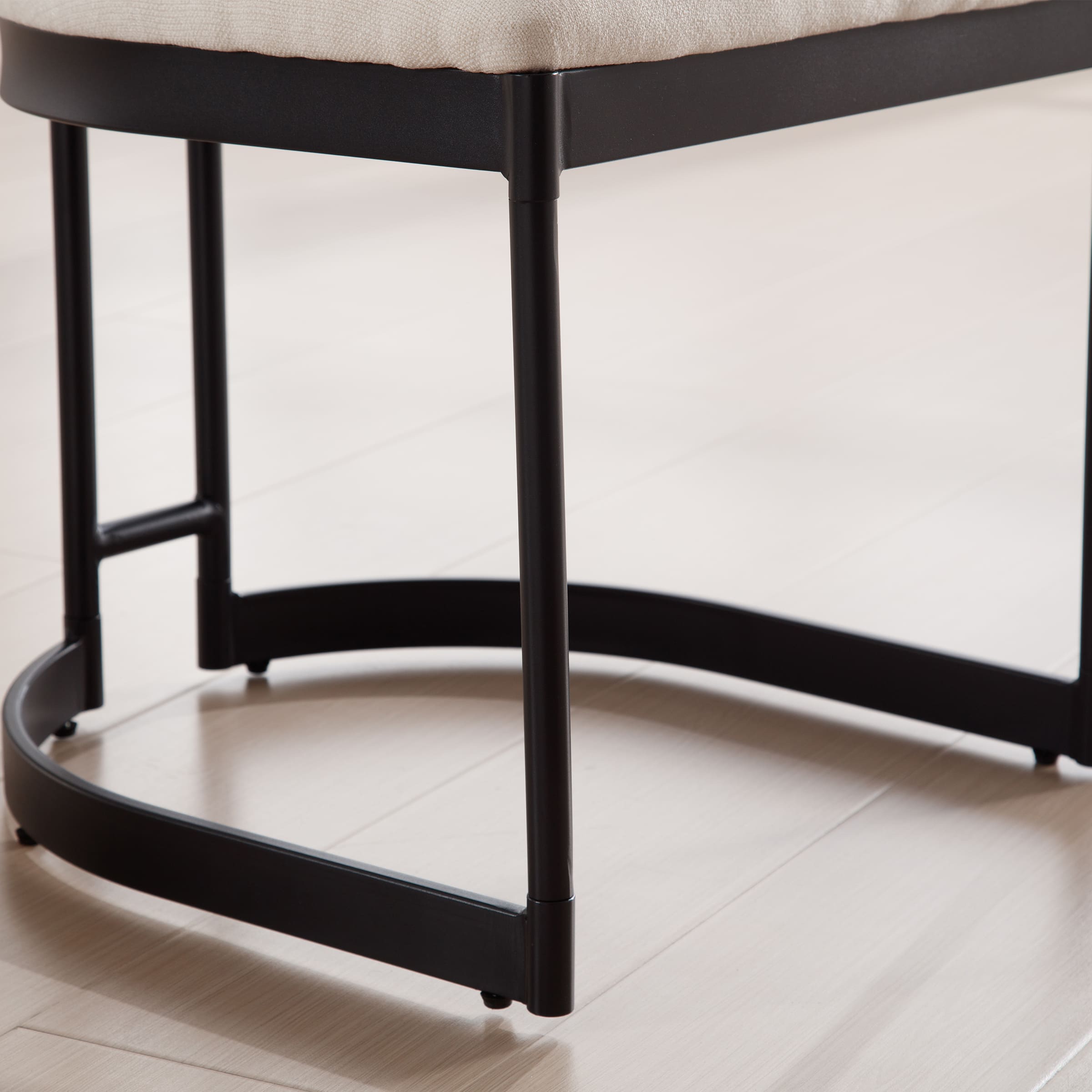 ROCITY Modern Gold Upholstered Dining Chairs Set of 2 - 23807