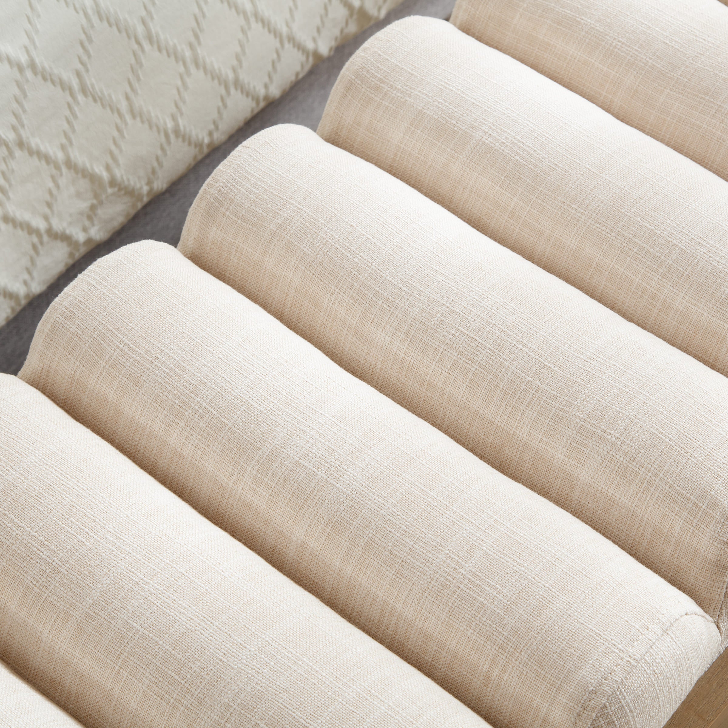 EALSON Modern Padded Wood Frame Bench - 2639BH