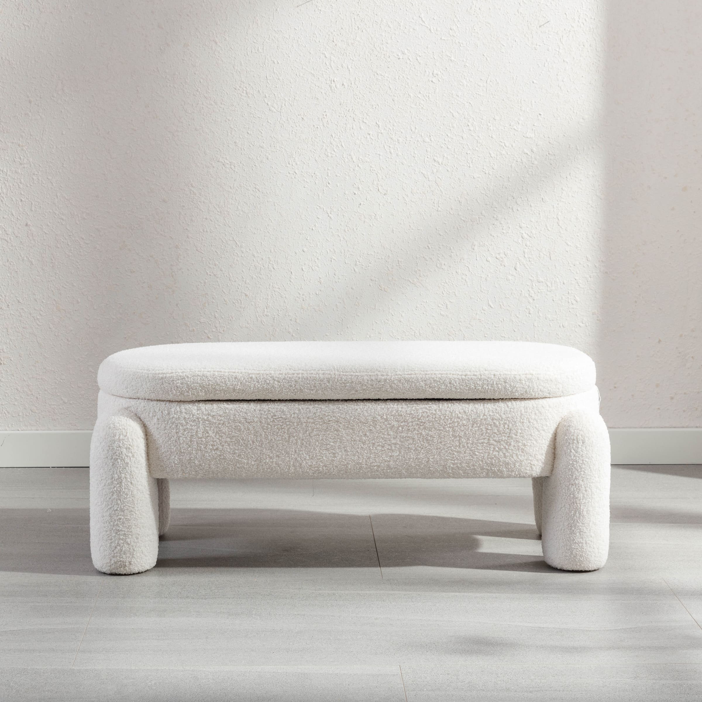 ROCITY Modern Upholstered Storage Bench - 2566BH