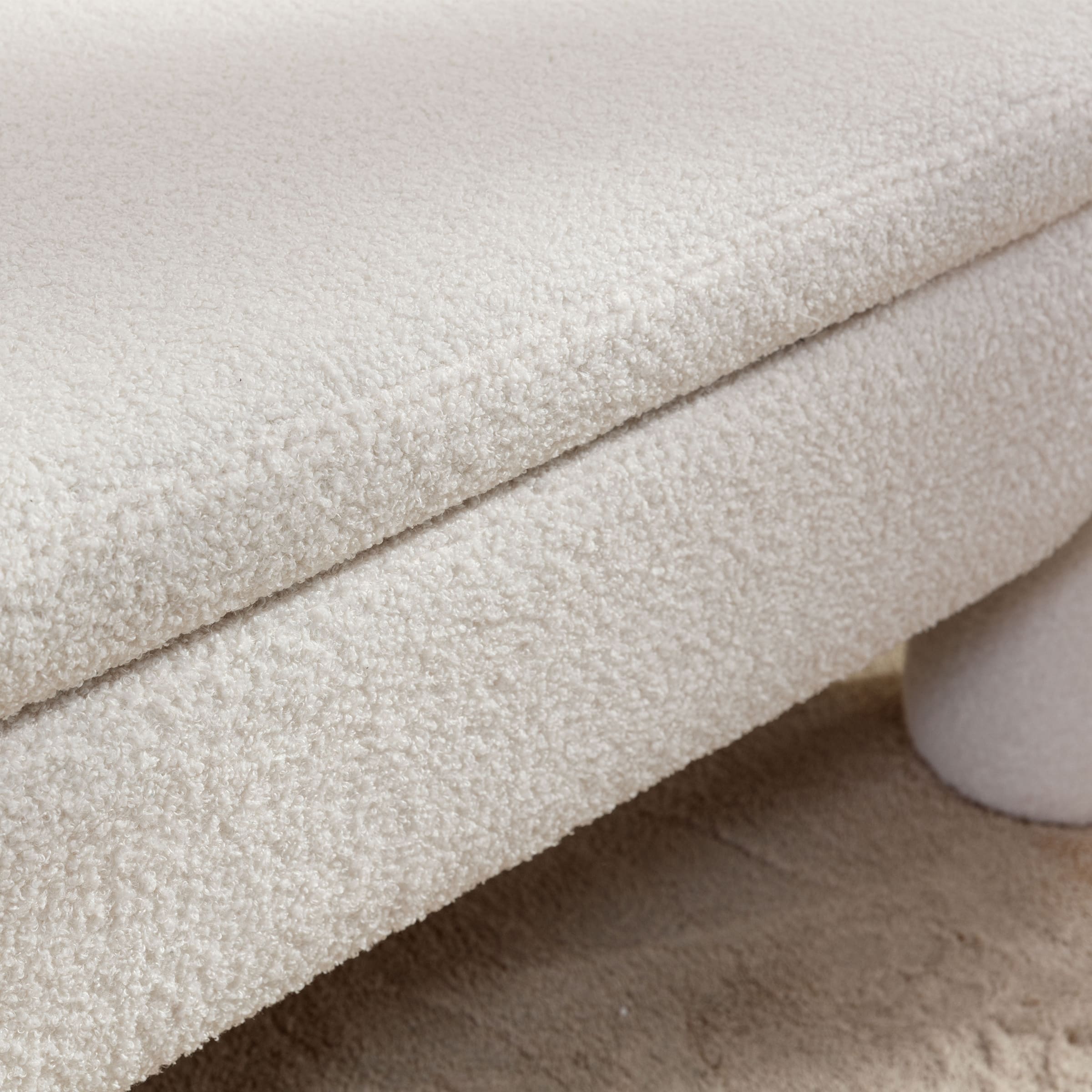 ROCITY Modern Upholstered Storage Bench - 2566BH