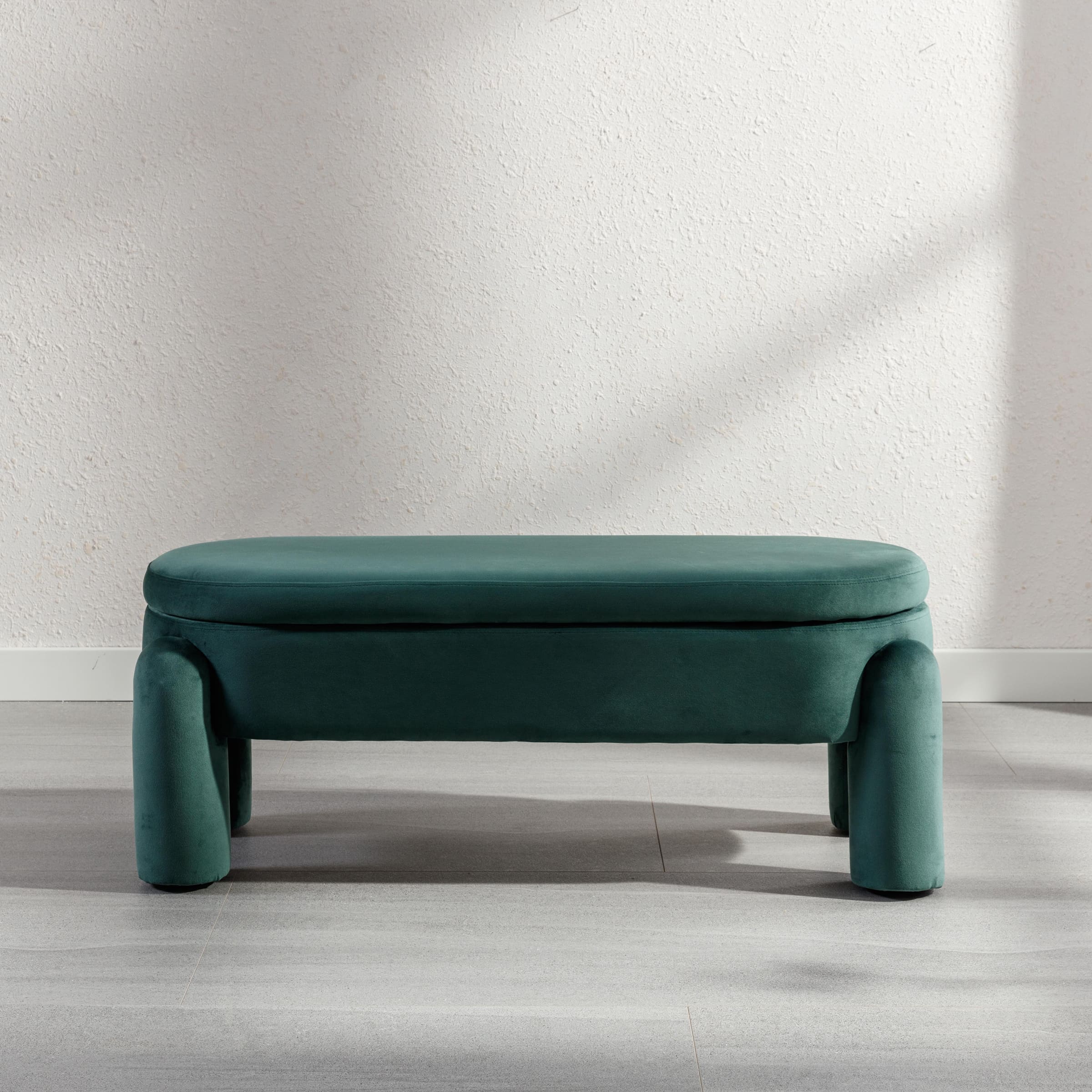 ROCITY Modern Upholstered Storage Bench - 2566BH