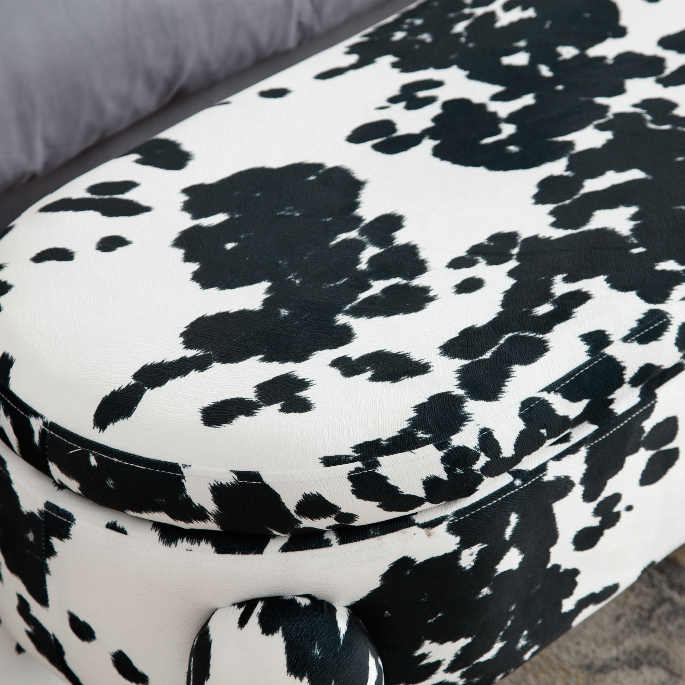 ROCITY Modern Upholstered Storage Bench - 2566BH