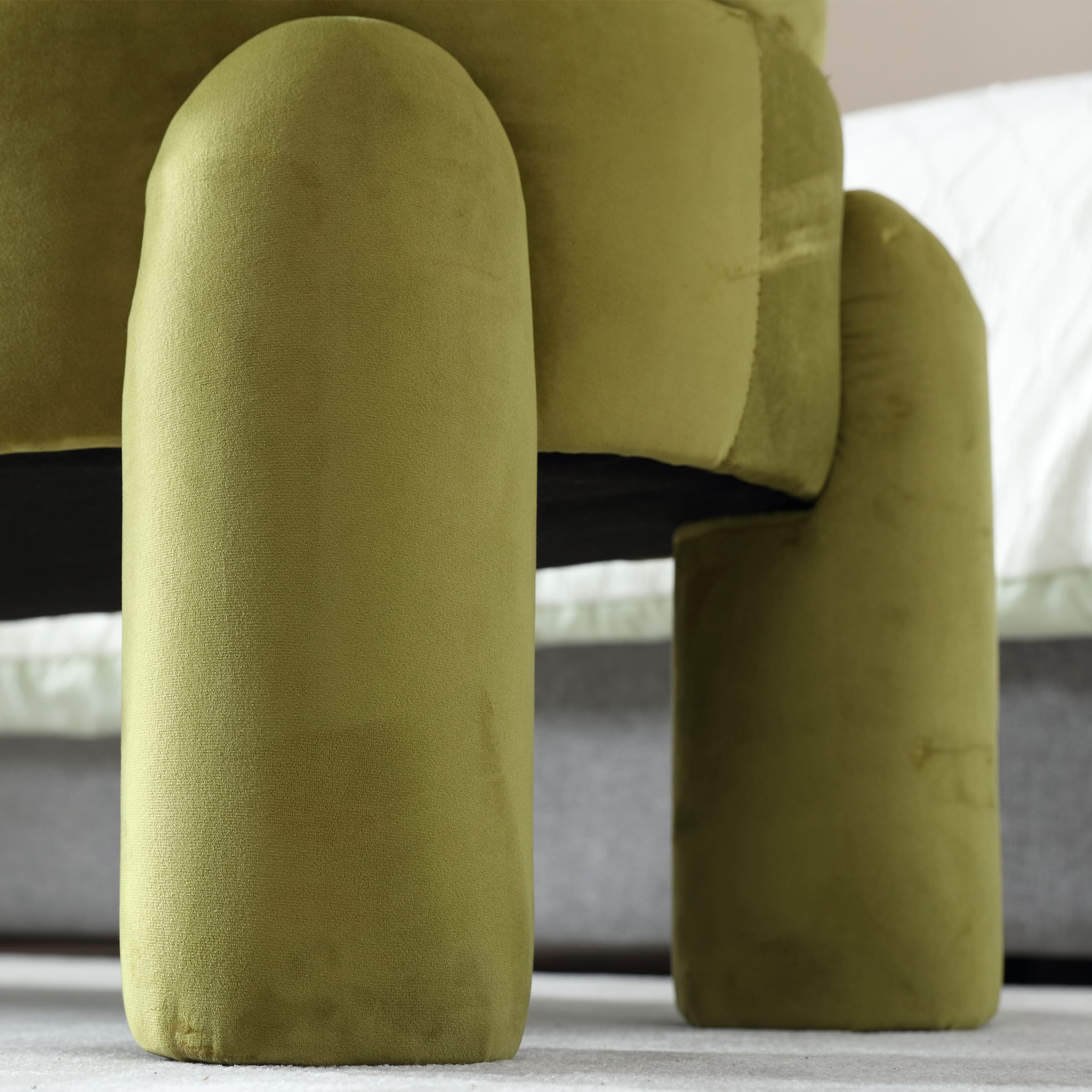 ROCITY Modern Upholstered Storage Bench - 2566BH