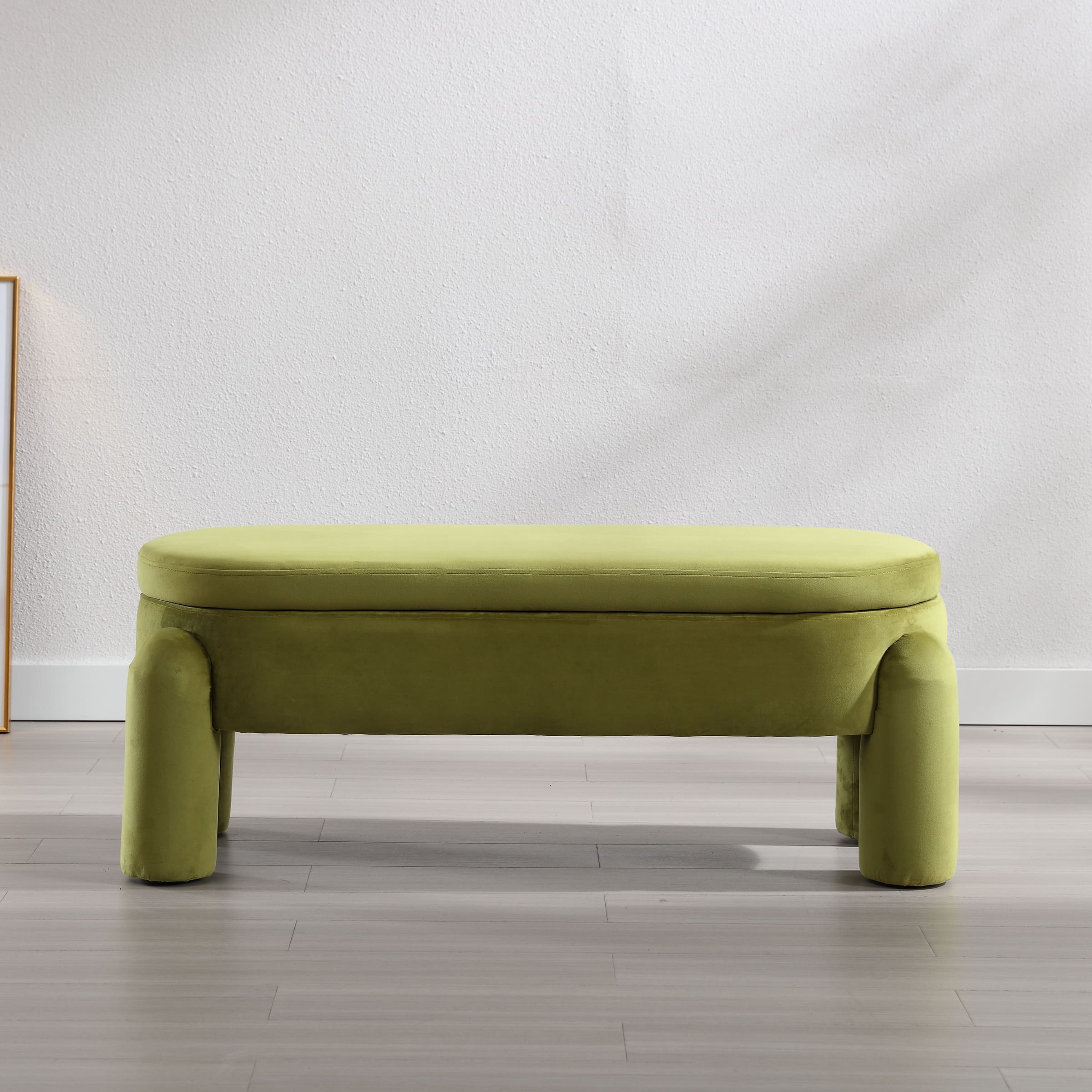 ROCITY Modern Upholstered Storage Bench - 2566BH