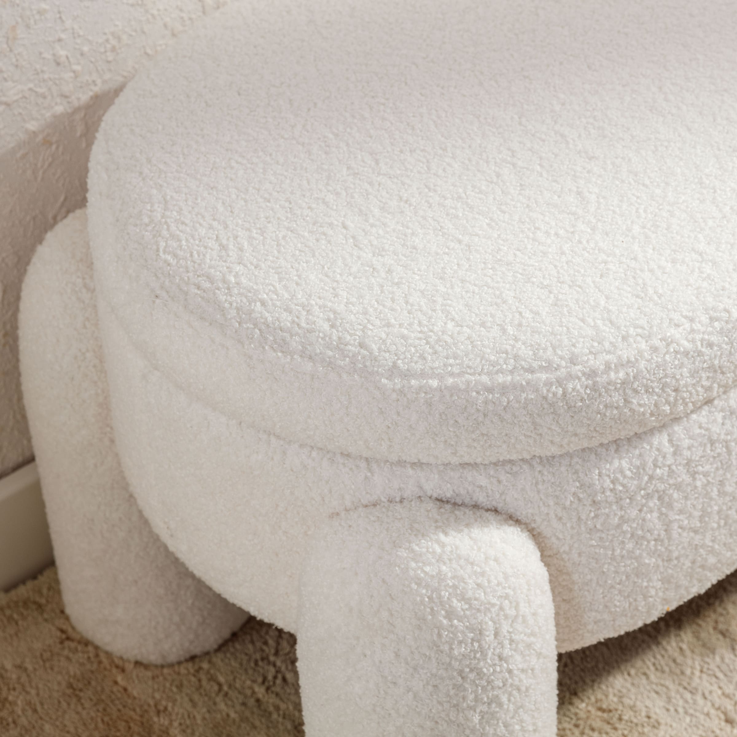 ROCITY Modern Upholstered Storage Bench - 2566BH