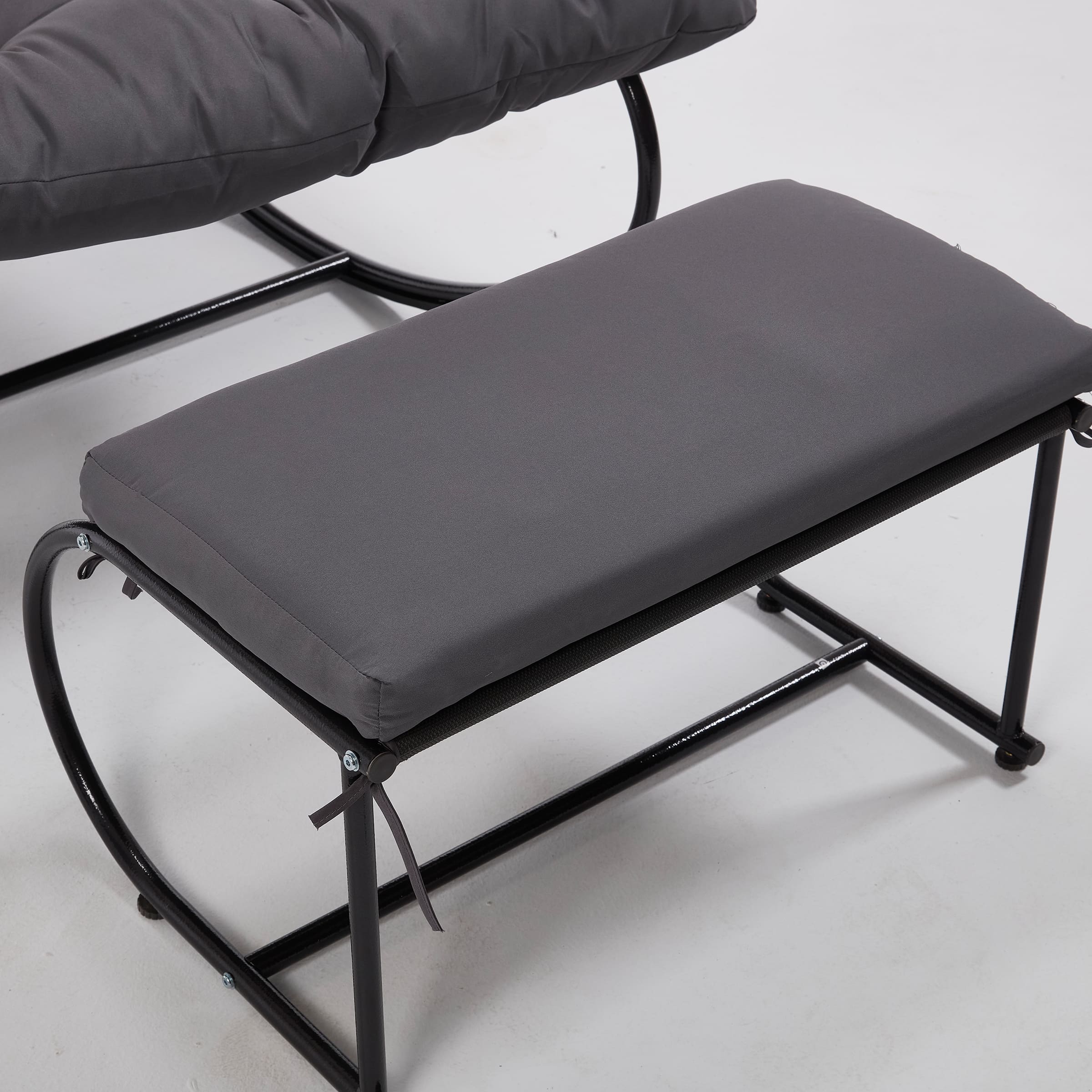 ROCITY Outdoor Rocking Chair with Ottoman Set of 2 - 4103RC