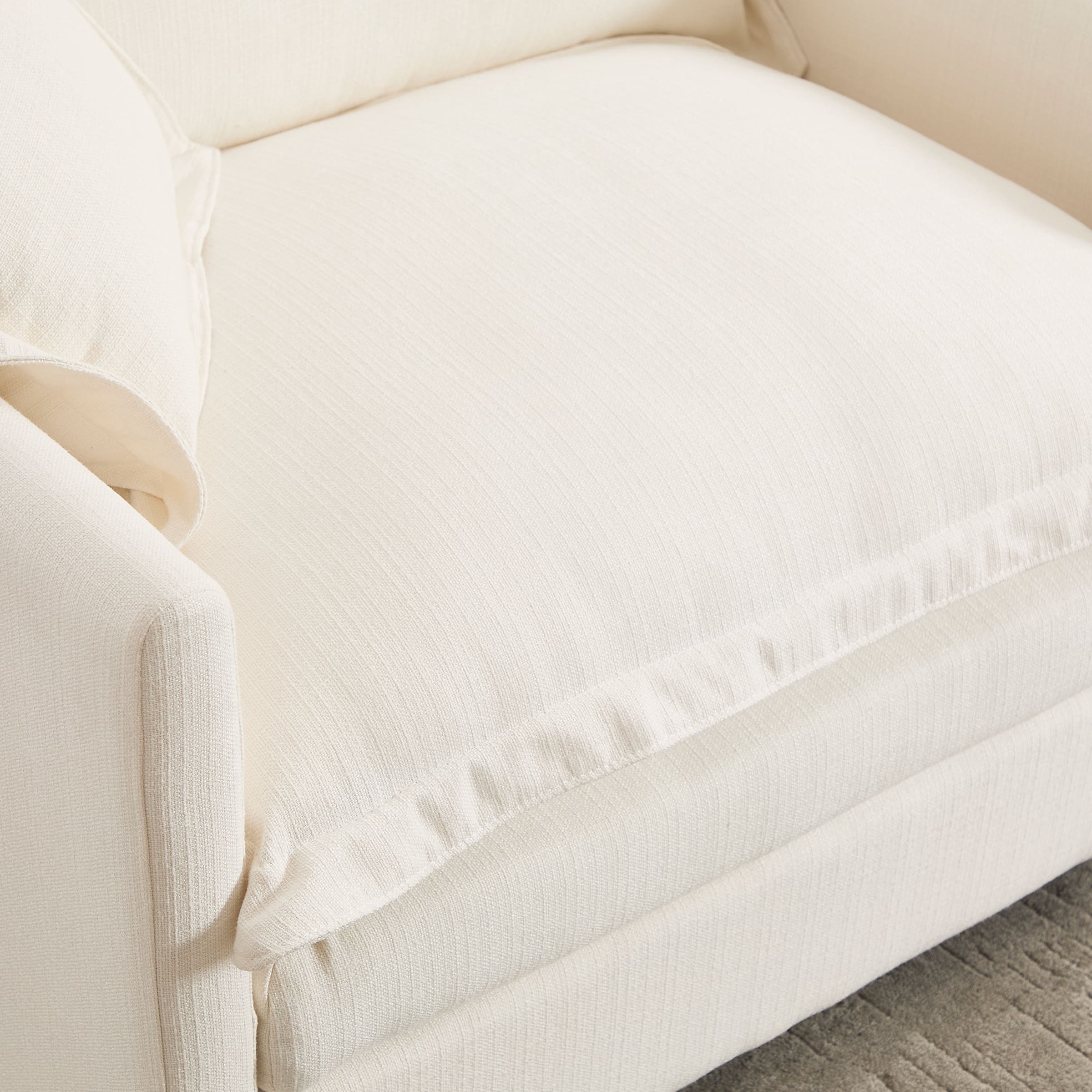 ROCITY Single Sofa with Ottoman & Pillow - 1036SF