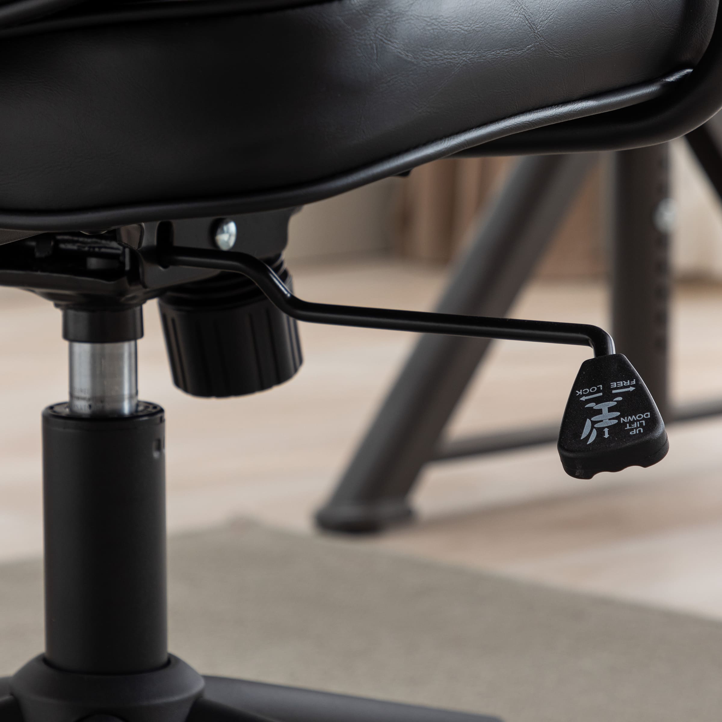 ROCITY Swivel Leather Home Office Chair 1 PCS - X221OC