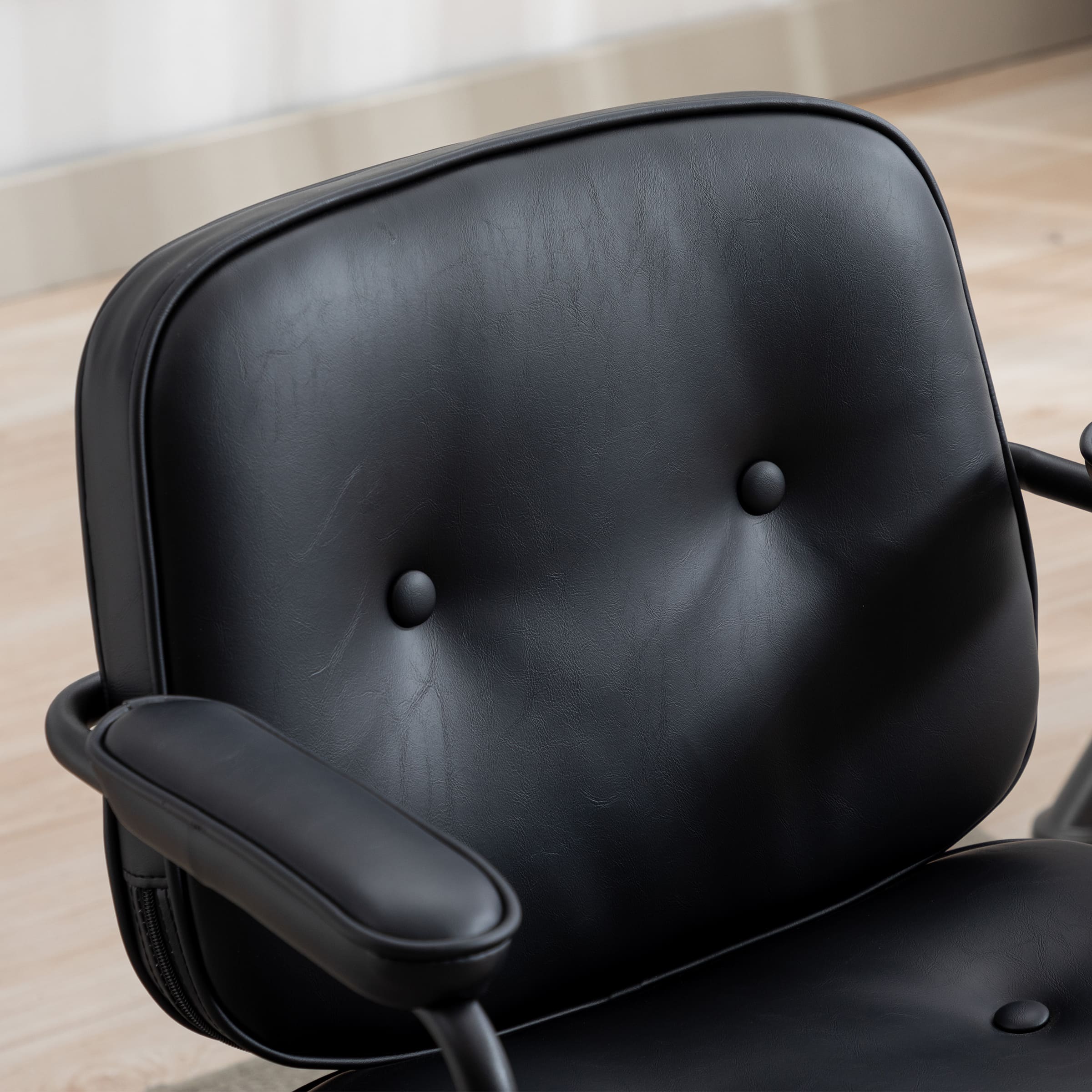 ROCITY Swivel Leather Home Office Chair 1 PCS - X221OC