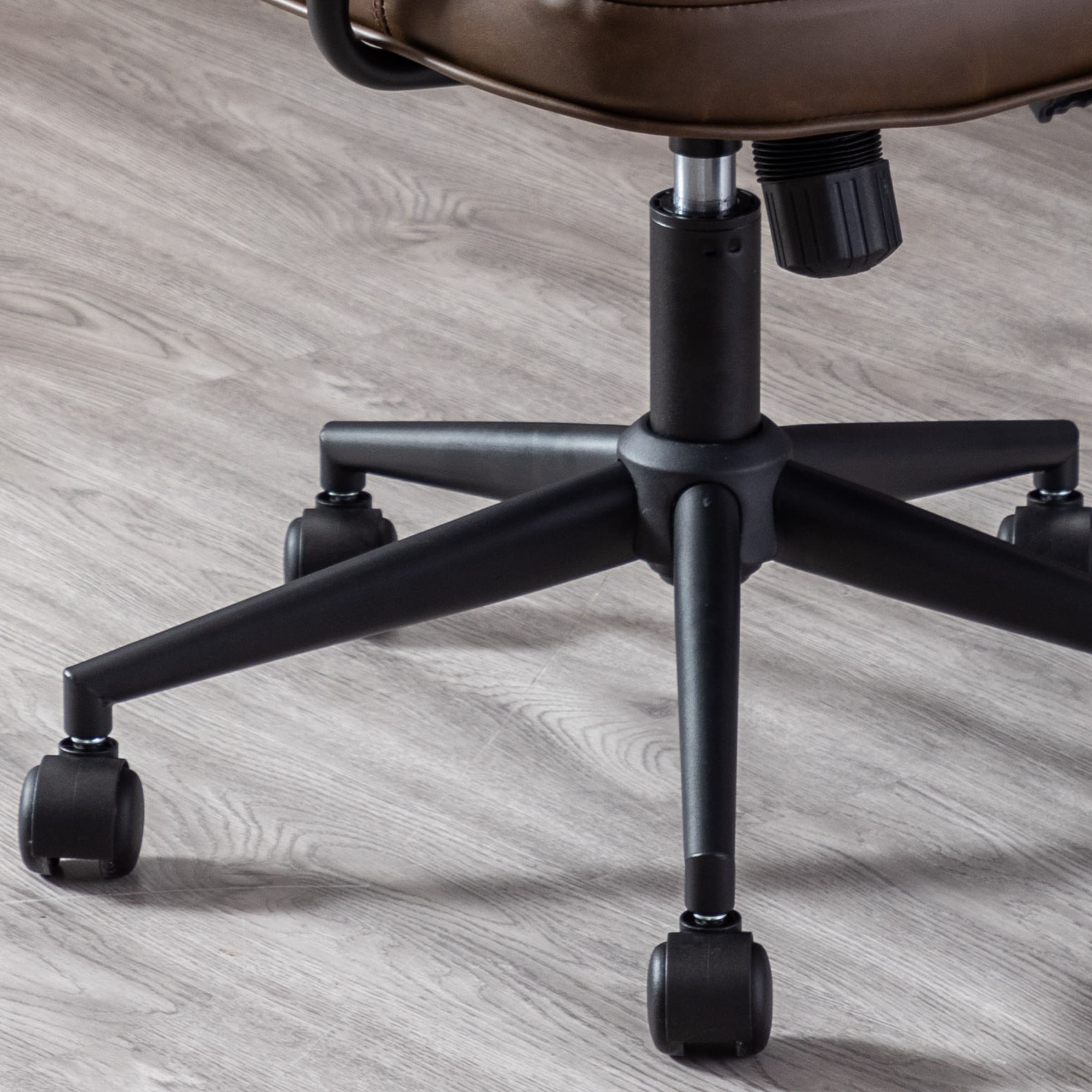 ROCITY Swivel Leather Home Office Chair 1 PCS - X221OC