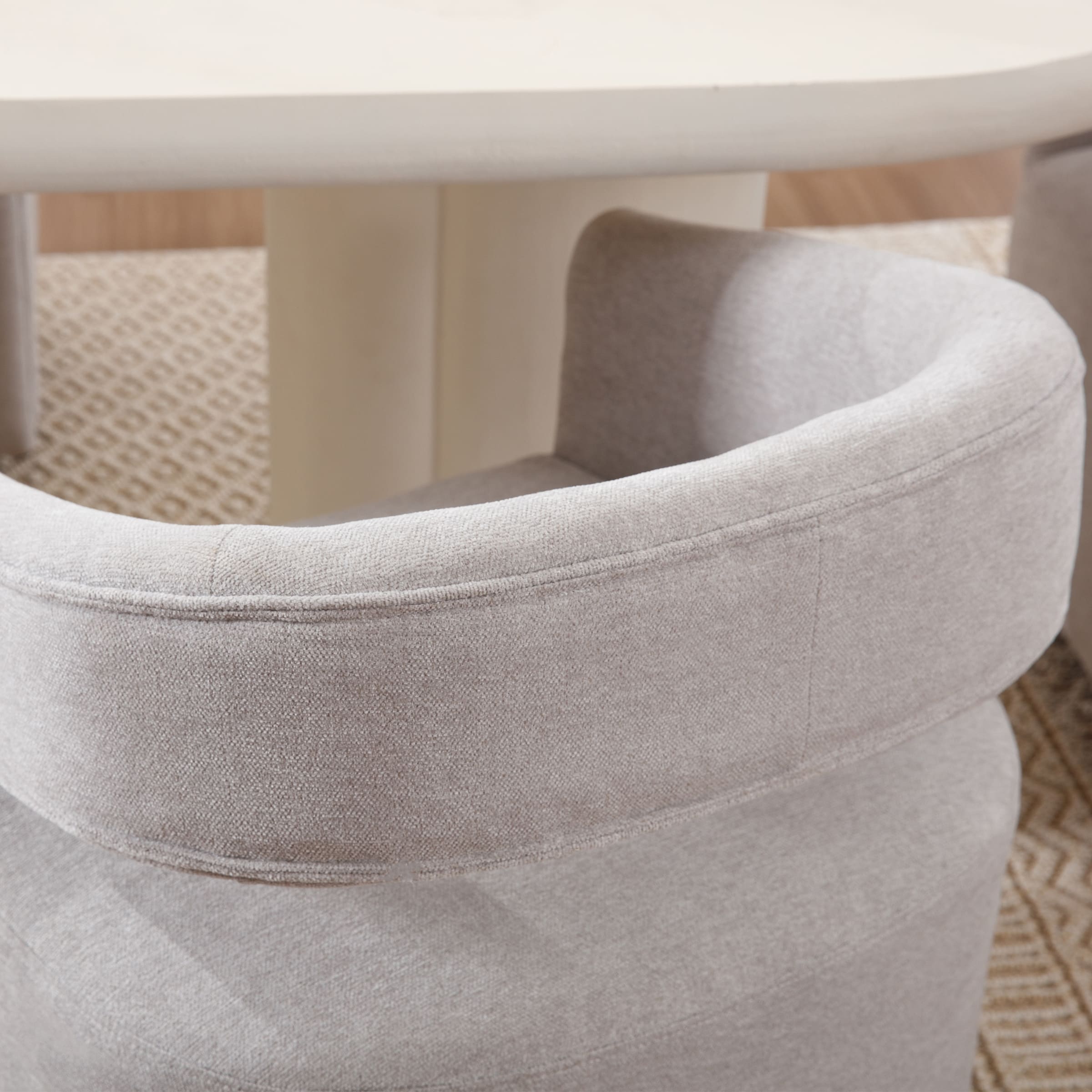 ROCITY Swivel Open Back Dining Chair 1 PCS - 10027DC