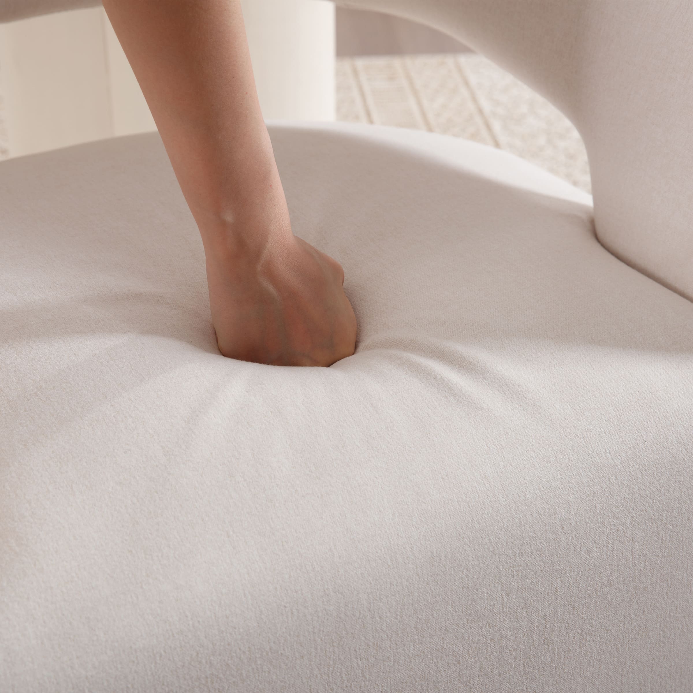 ROCITY Swivel Open Back Dining Chair 1 PCS - 10027DC