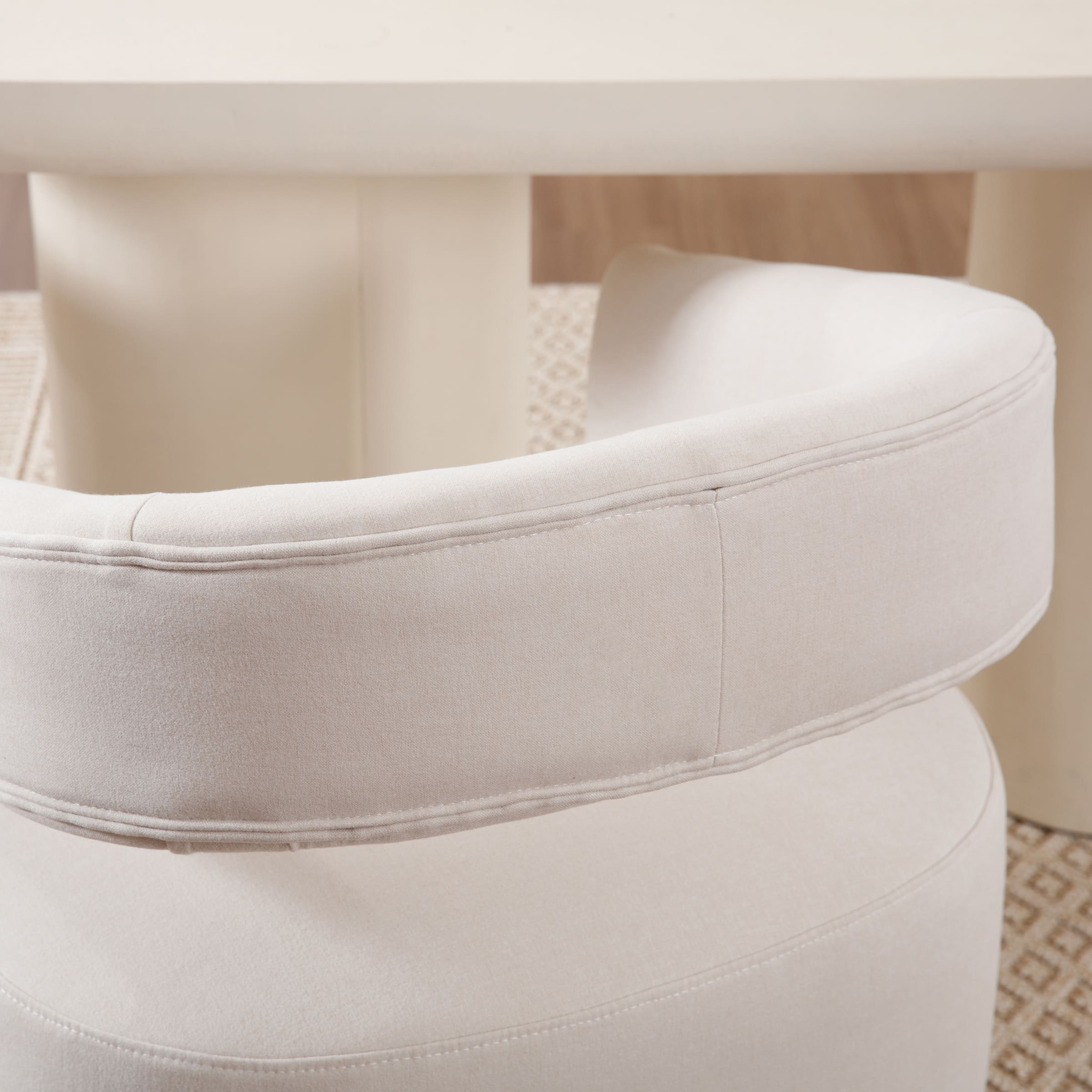 ROCITY Swivel Open Back Dining Chair 1 PCS - 10027DC