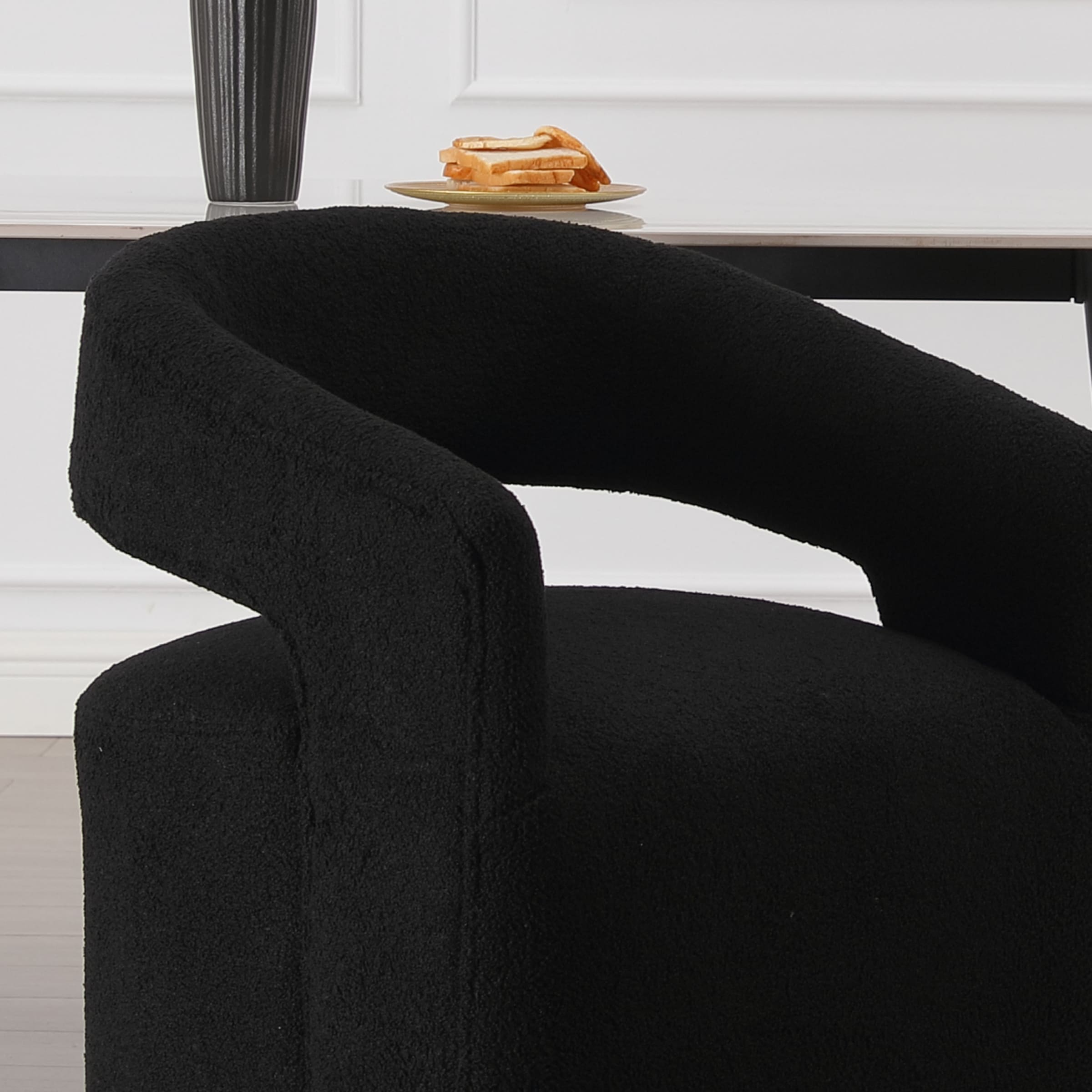 ROCITY Swivel Open Back Dining Chair 1 PCS - 10027DC