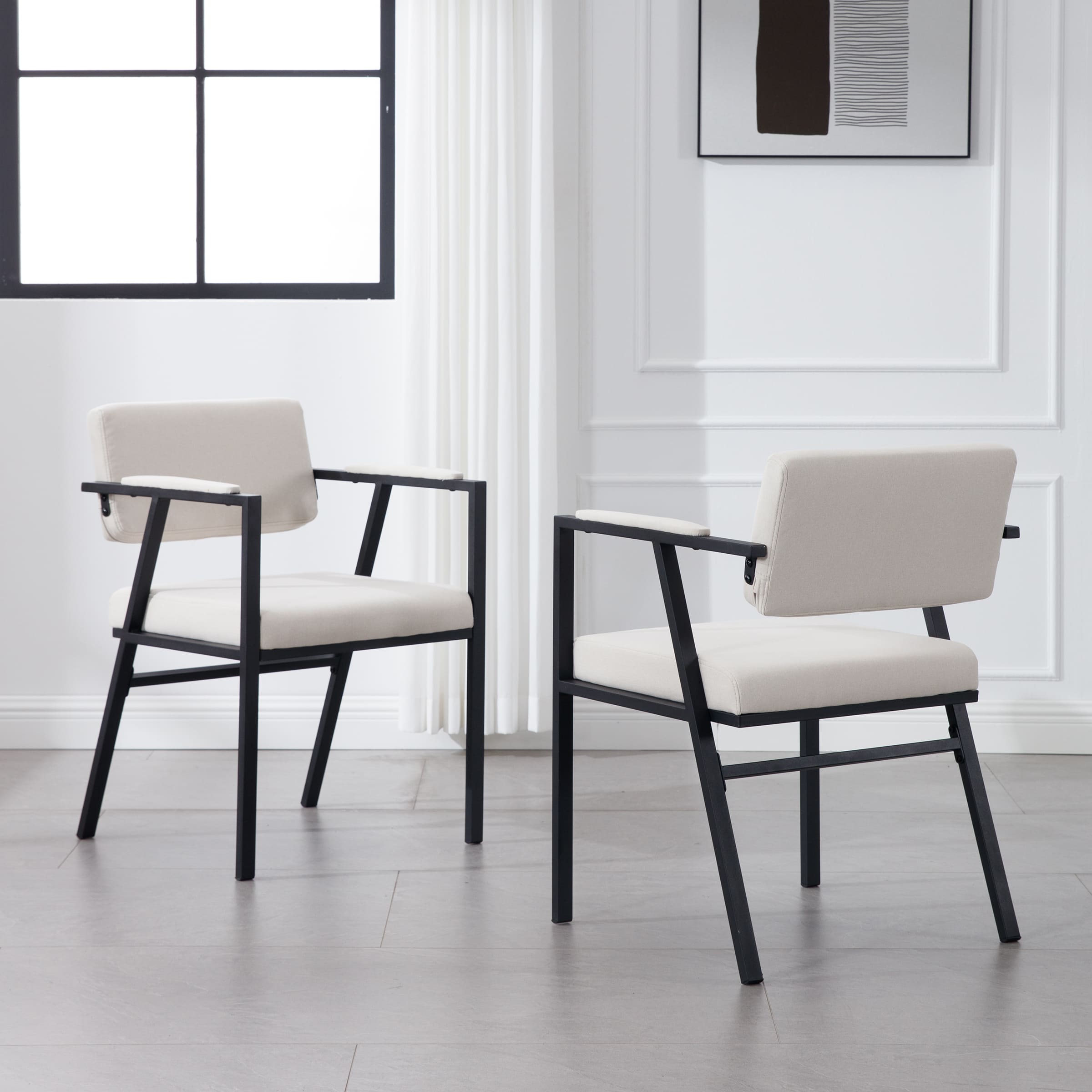 ROCITY Upholstred Dining Chairs Set of 2 - X381