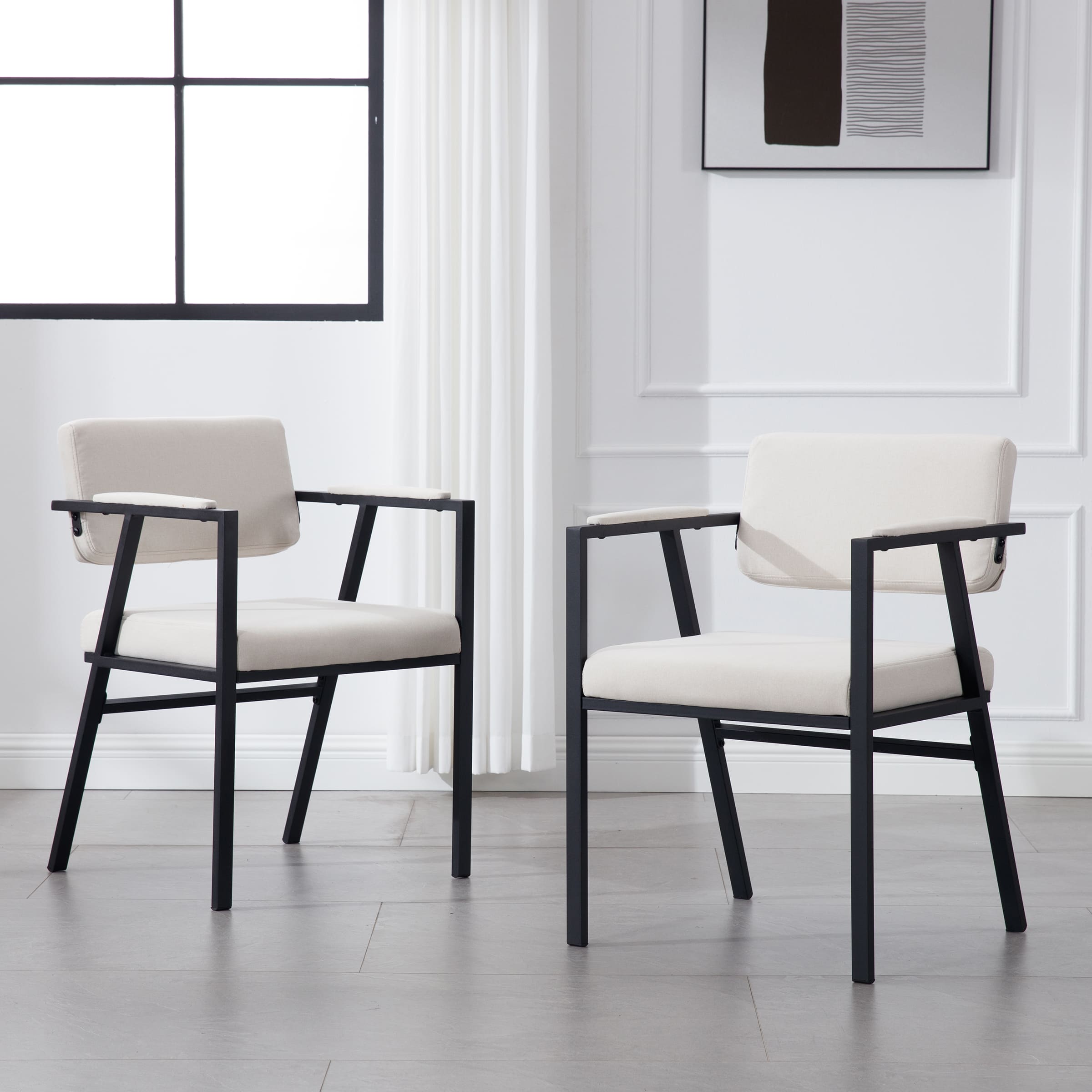 ROCITY Upholstred Dining Chairs Set of 2 - X381