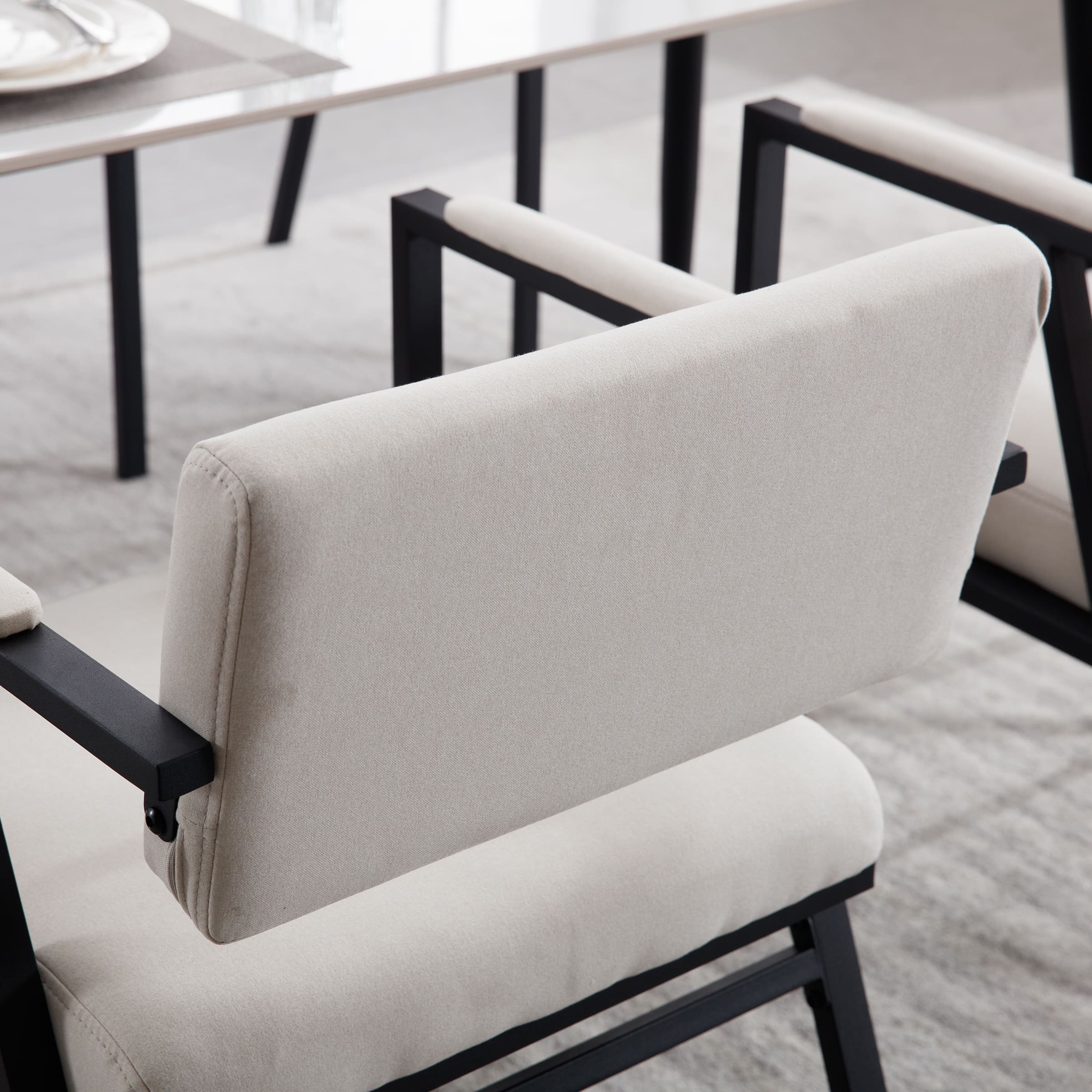 ROCITY Upholstred Dining Chairs Set of 2 - X381