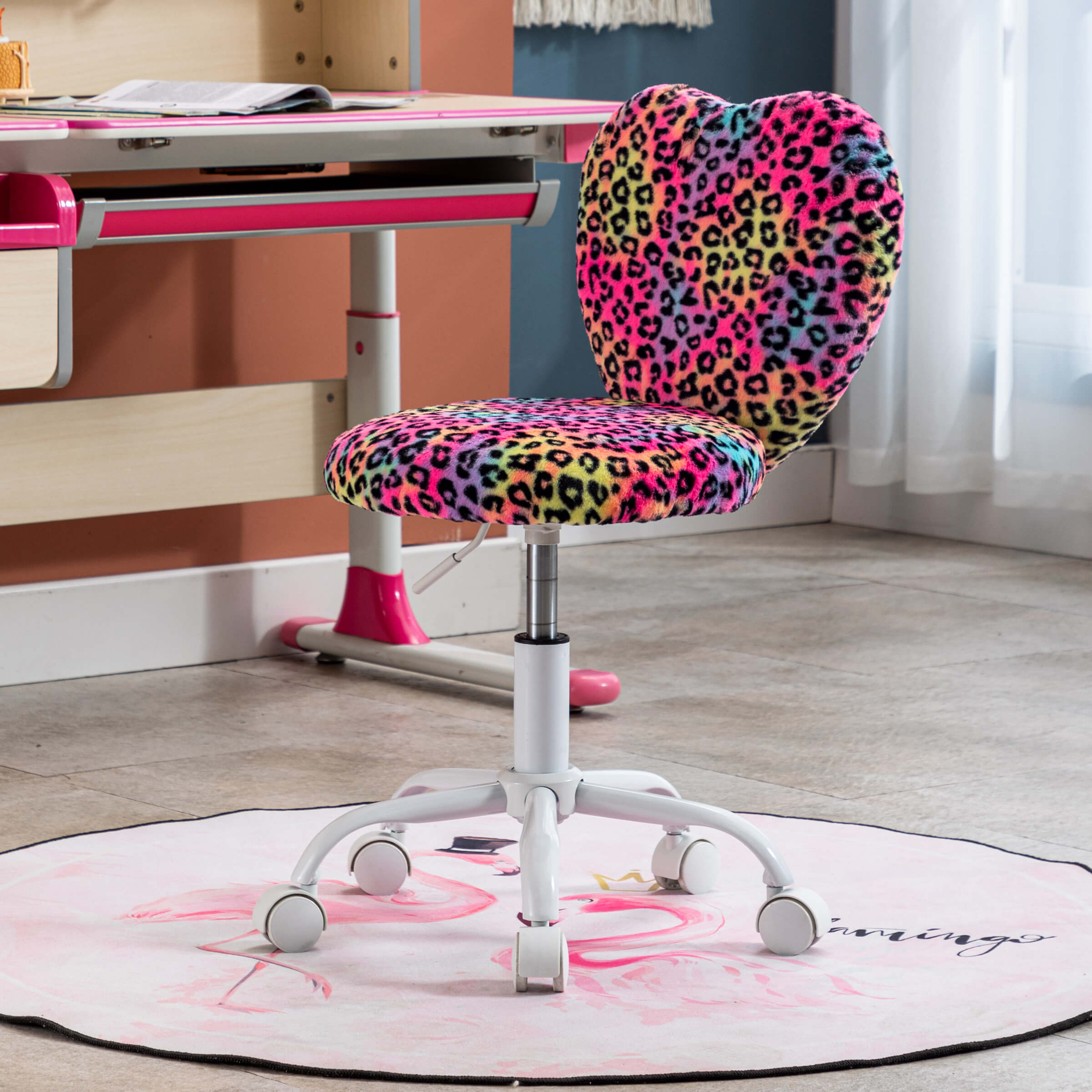 Kmax Rolling Cute Adjustable Swivel Kids Office Chair 1 PCS - 1412KC