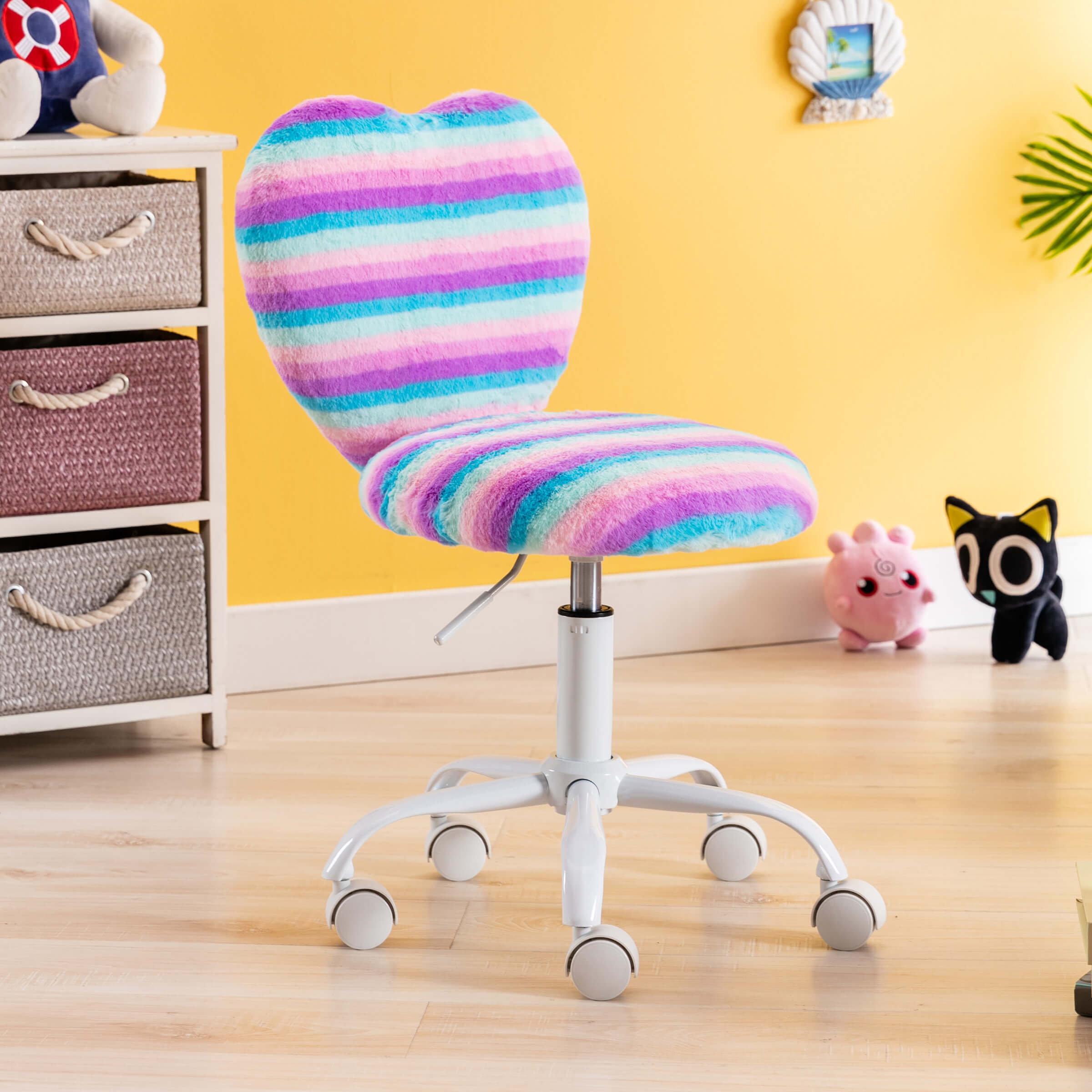 Kmax Rolling Cute Adjustable Swivel Kids Office Chair 1 PCS - 1412KC