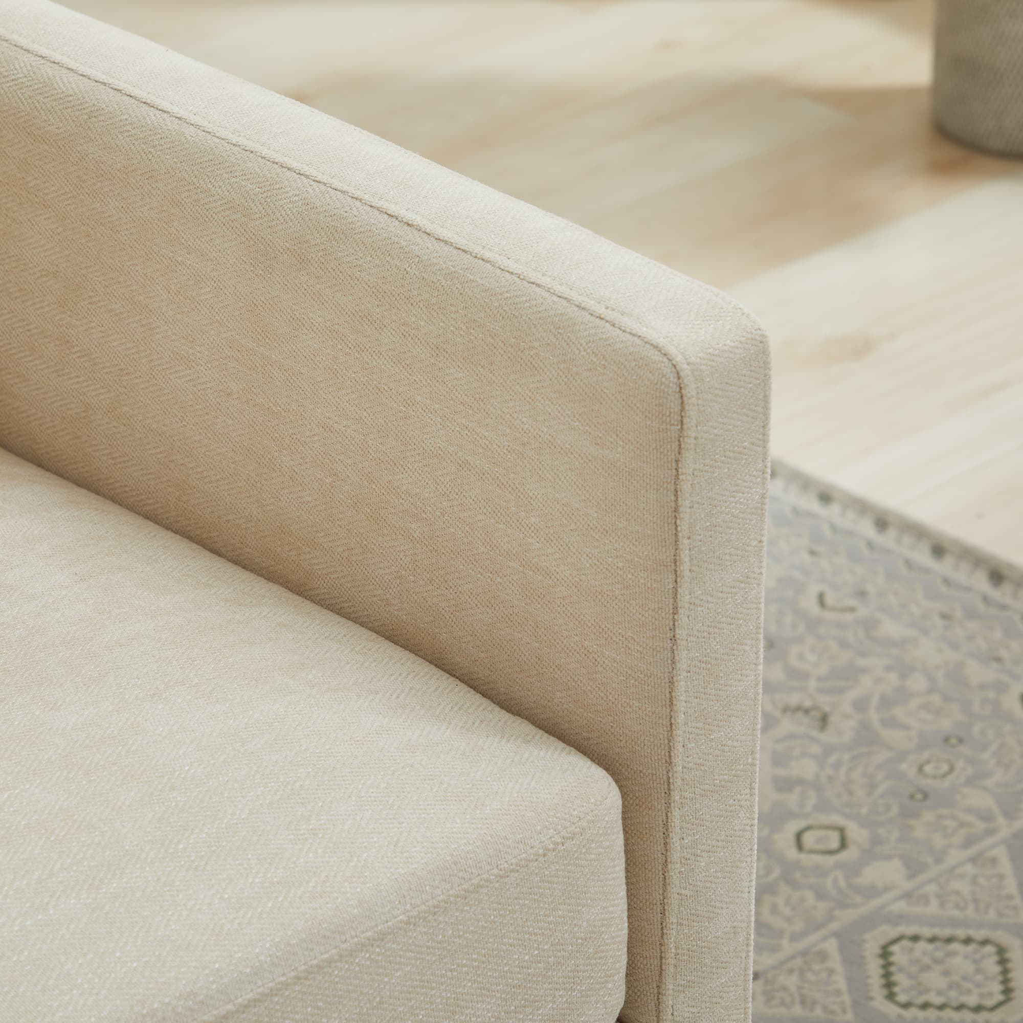 30.7" Square Swivel Accent Chair Chenille Upholstered Armchair