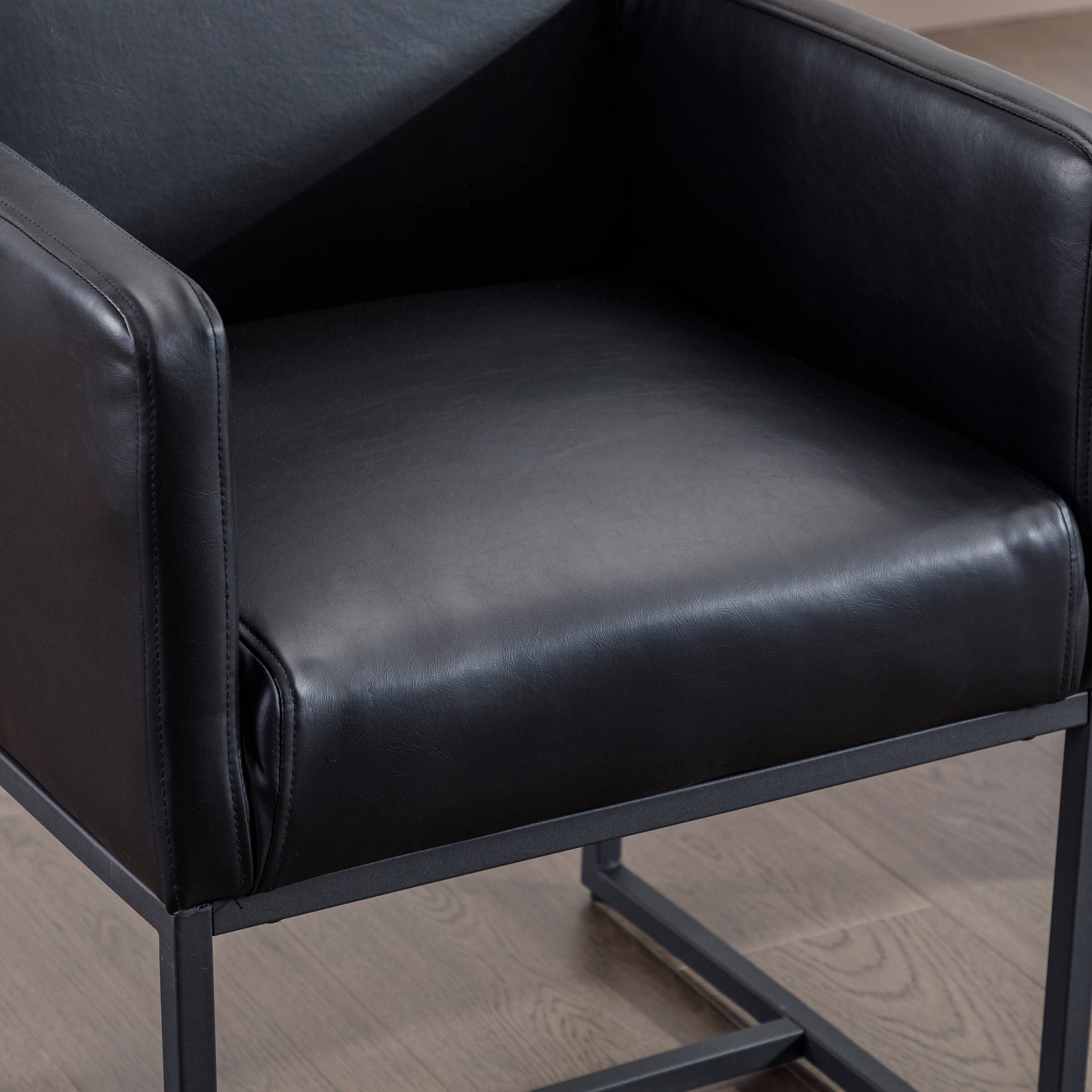 VESCASA Upholstered Dining Chairs with Arms Set of 2 - 1823DC