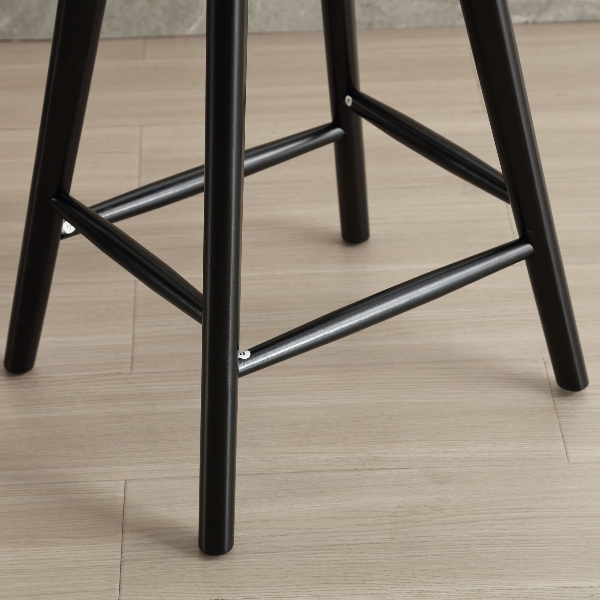 VESCASA 24"H Ergonomic Backless Counter Stools Set of 2 - X018CS