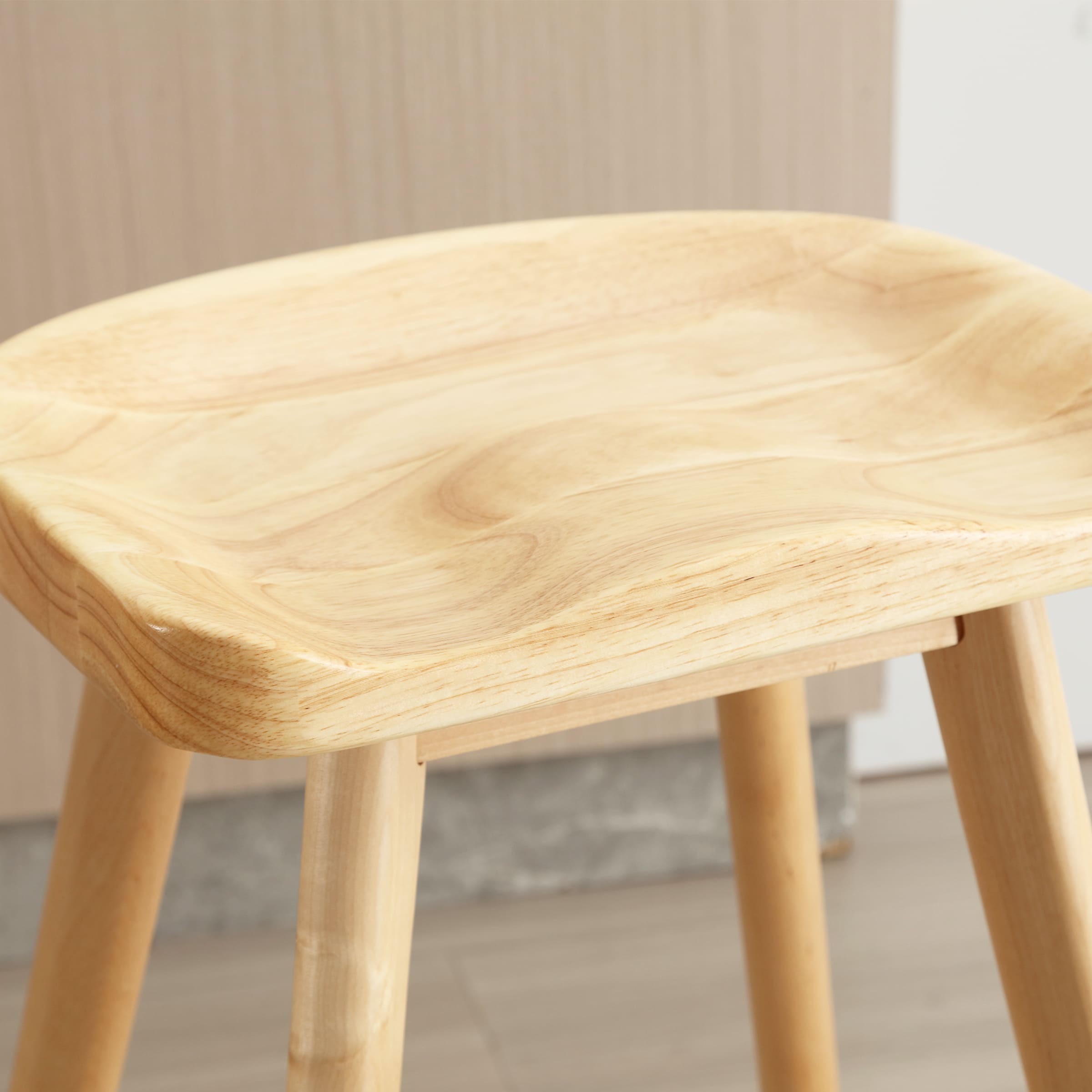 VESCASA 24"H Ergonomic Backless Counter Stools Set of 2 - X018CS