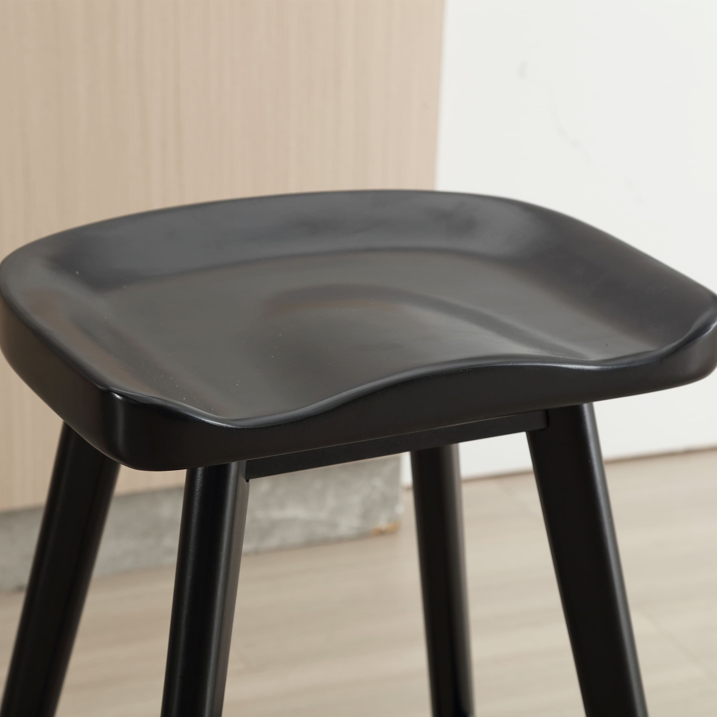 VESCASA 24"H Ergonomic Backless Counter Stools Set of 2 - X018CS