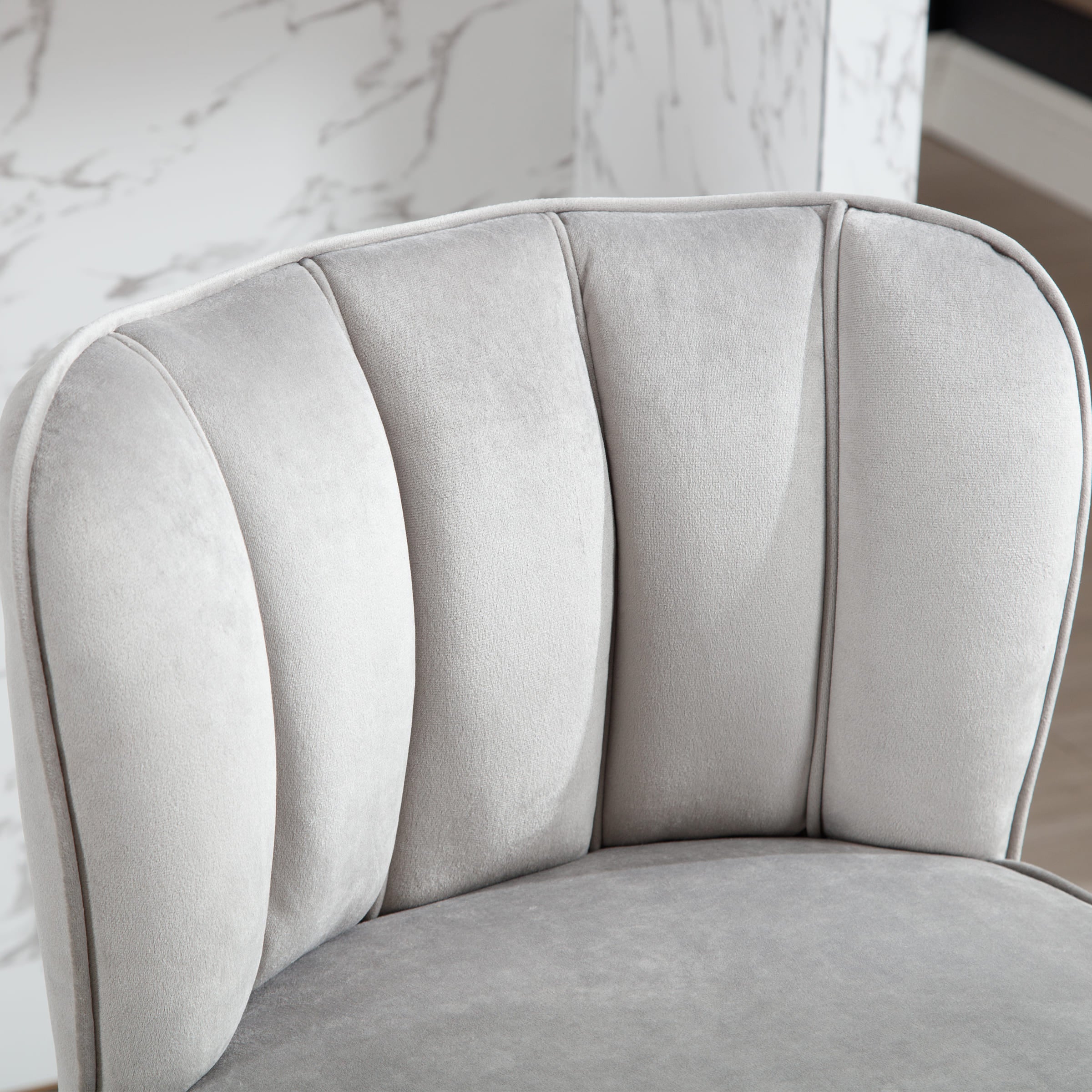 ZH4YOU 26.75"H Counter Stools with Gold Legs Set of 2 - 1675CS