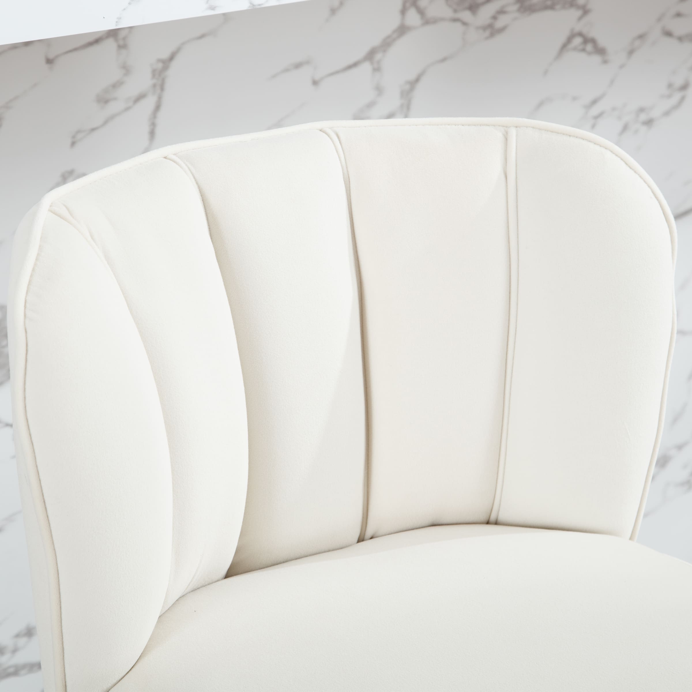 ZH4YOU 26.75"H Counter Stools with Gold Legs Set of 2 - 1675CS