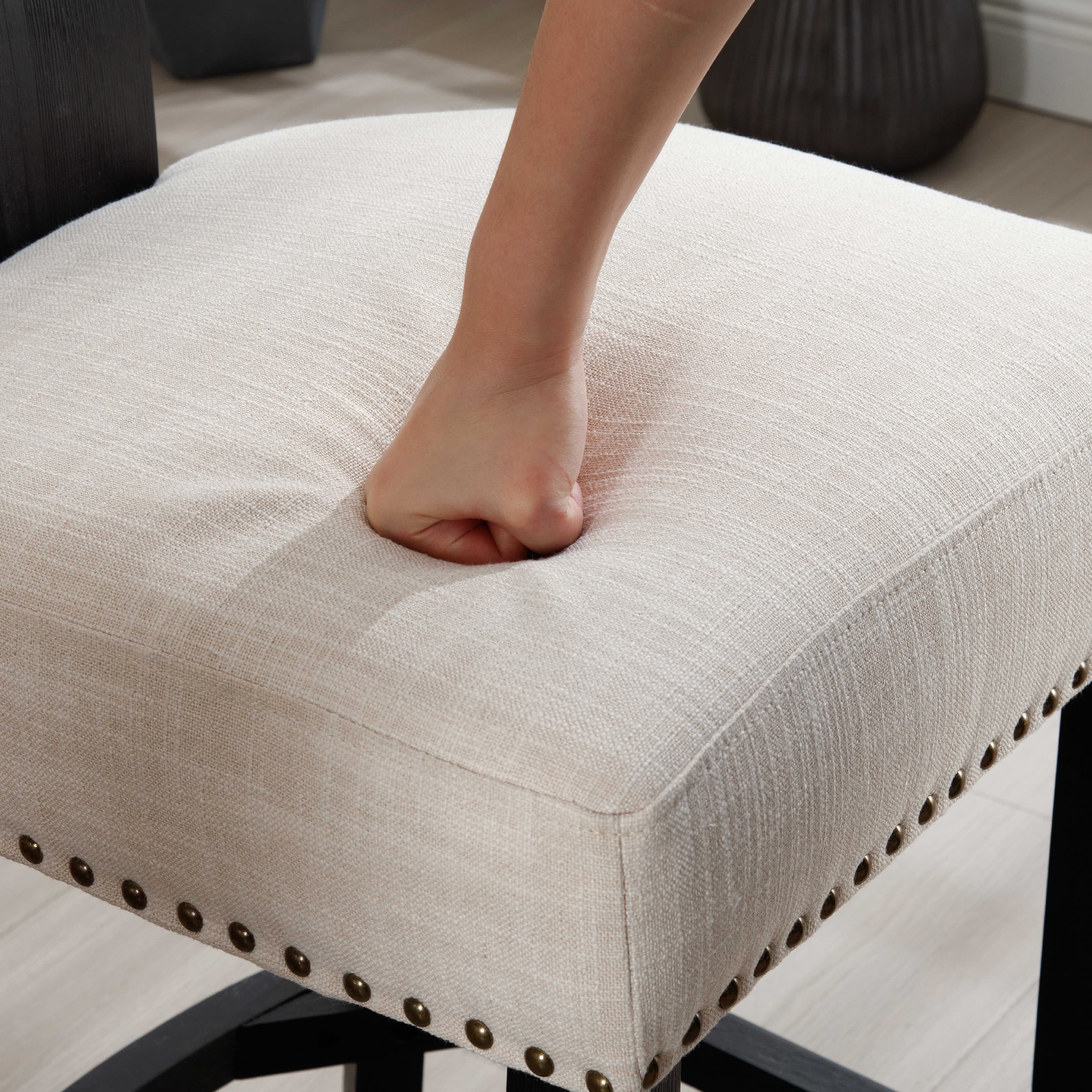 Janoray 26.75"H Wood Legs Counter Stools Set of 2 - 5753CS