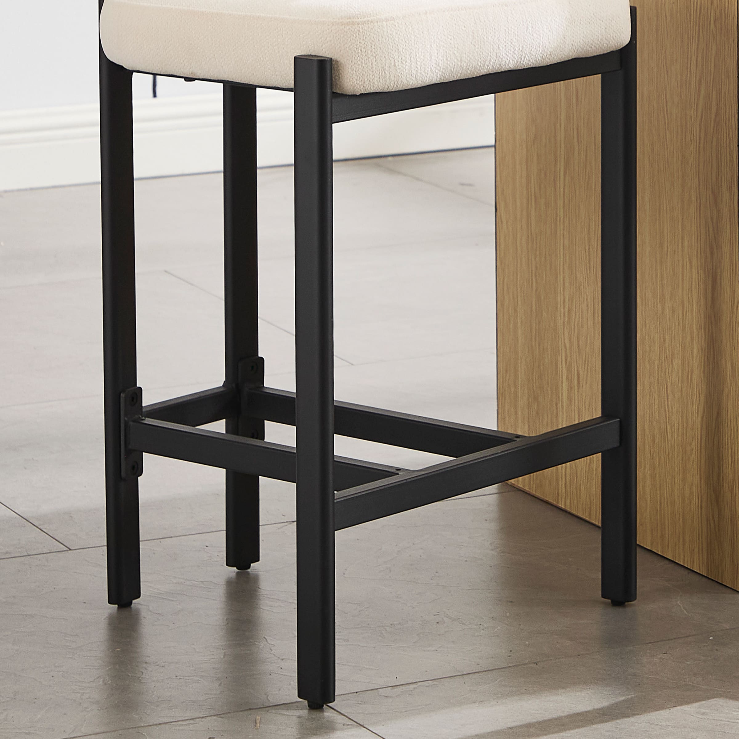 VESCASA 26"H Lucas Metal Counter Stools Set of 2 - 24807CS