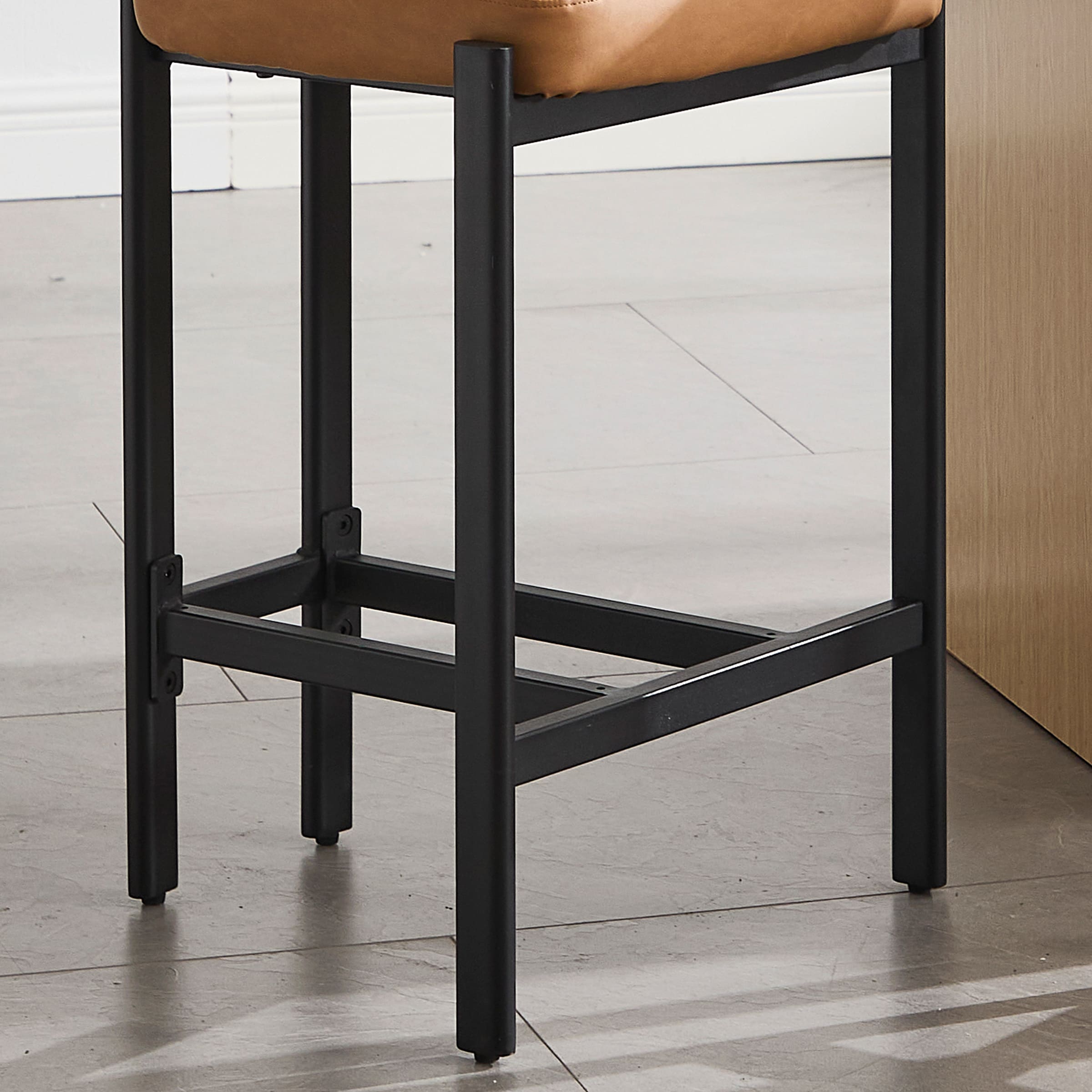 VESCASA 26"H Lucas Metal Counter Stools Set of 2 - 24807CS