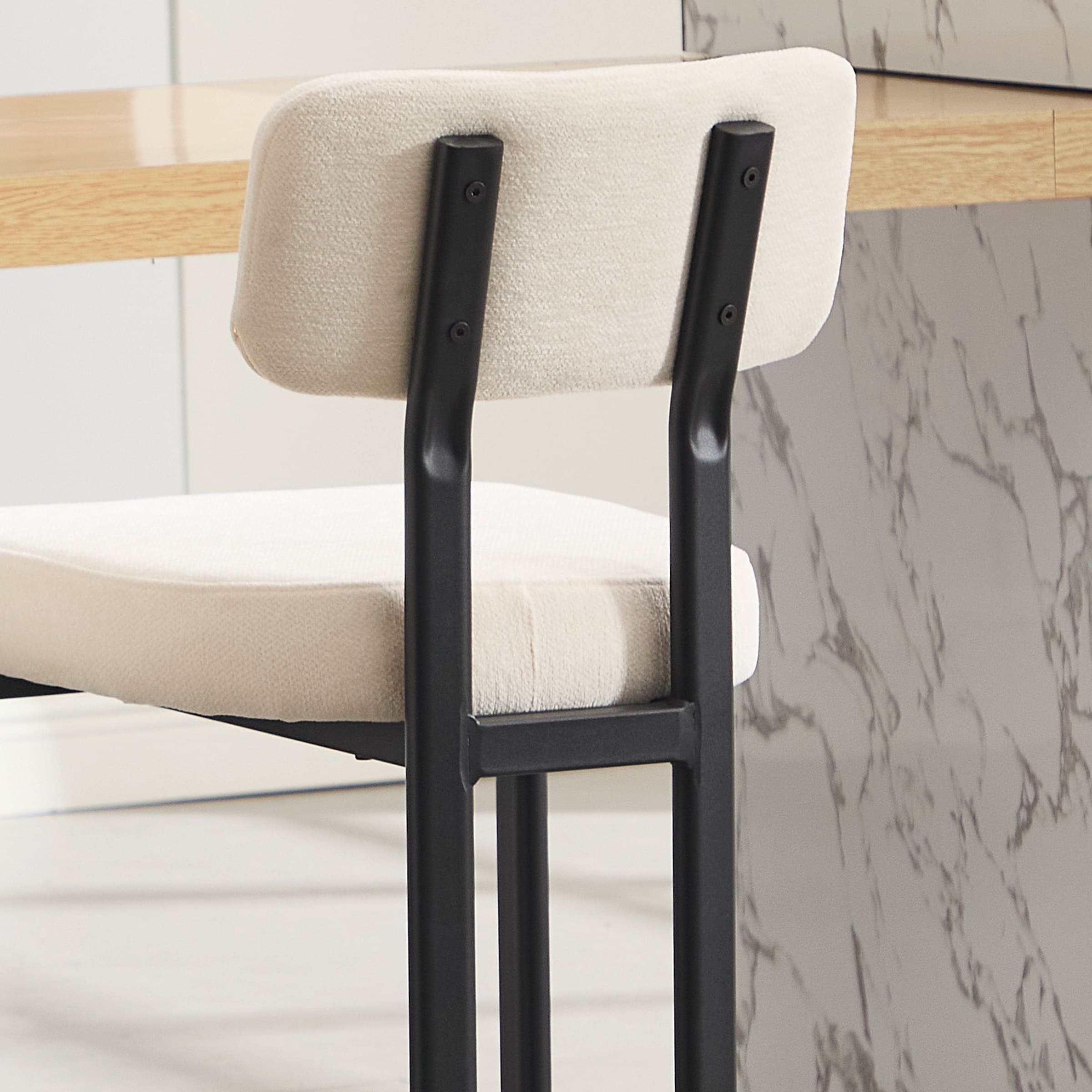 VESCASA 26"H Lucas Metal Counter Stools Set of 2 - 24807CS