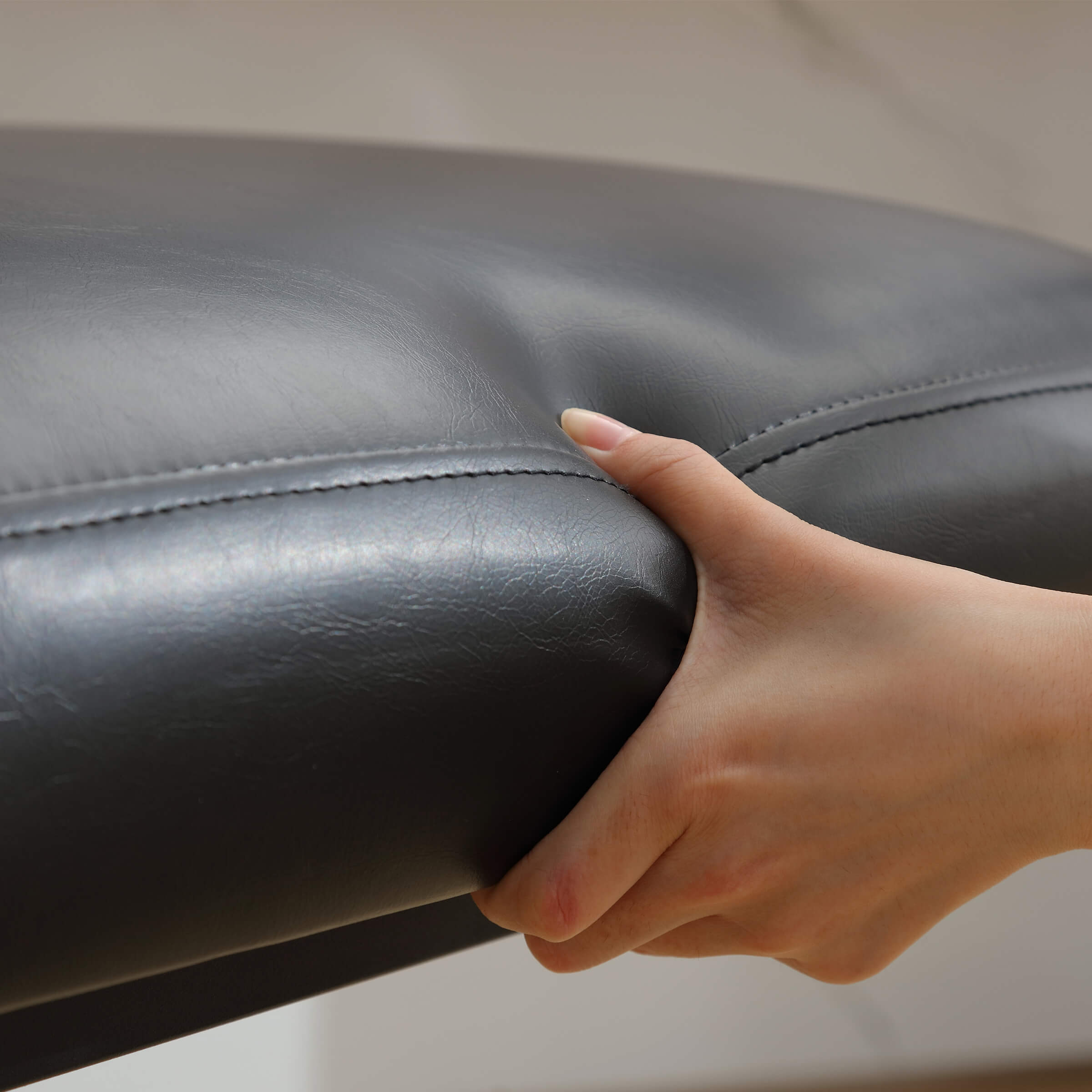 VESCASA 26"H Modern Barrel Bar Stools Set of 2 - 6026CS