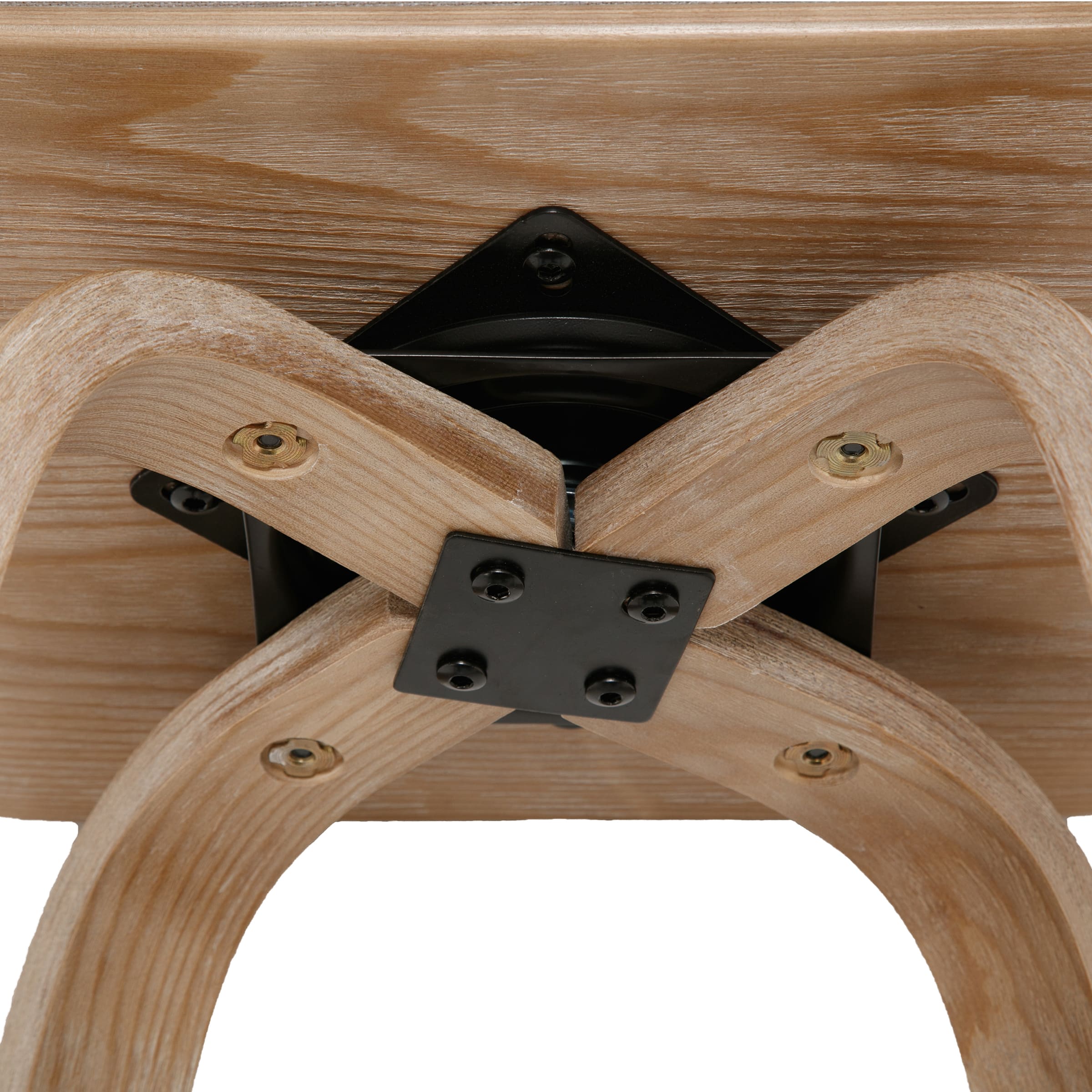 CIMOTA 26" Backless Swivel Counter Stools Set of 2 - 1710CS