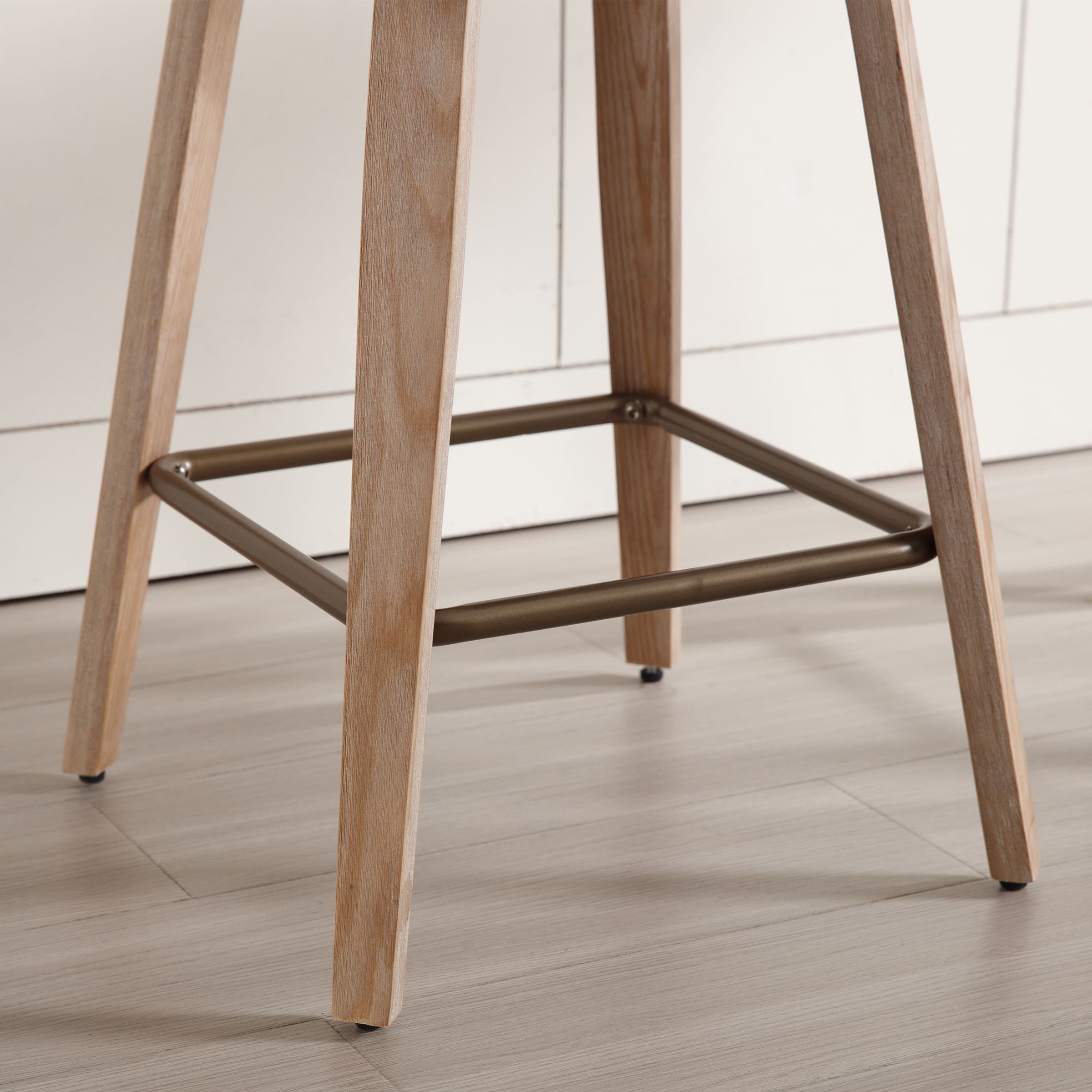 CIMOTA 26" Backless Swivel Counter Stools Set of 2 - 1710CS