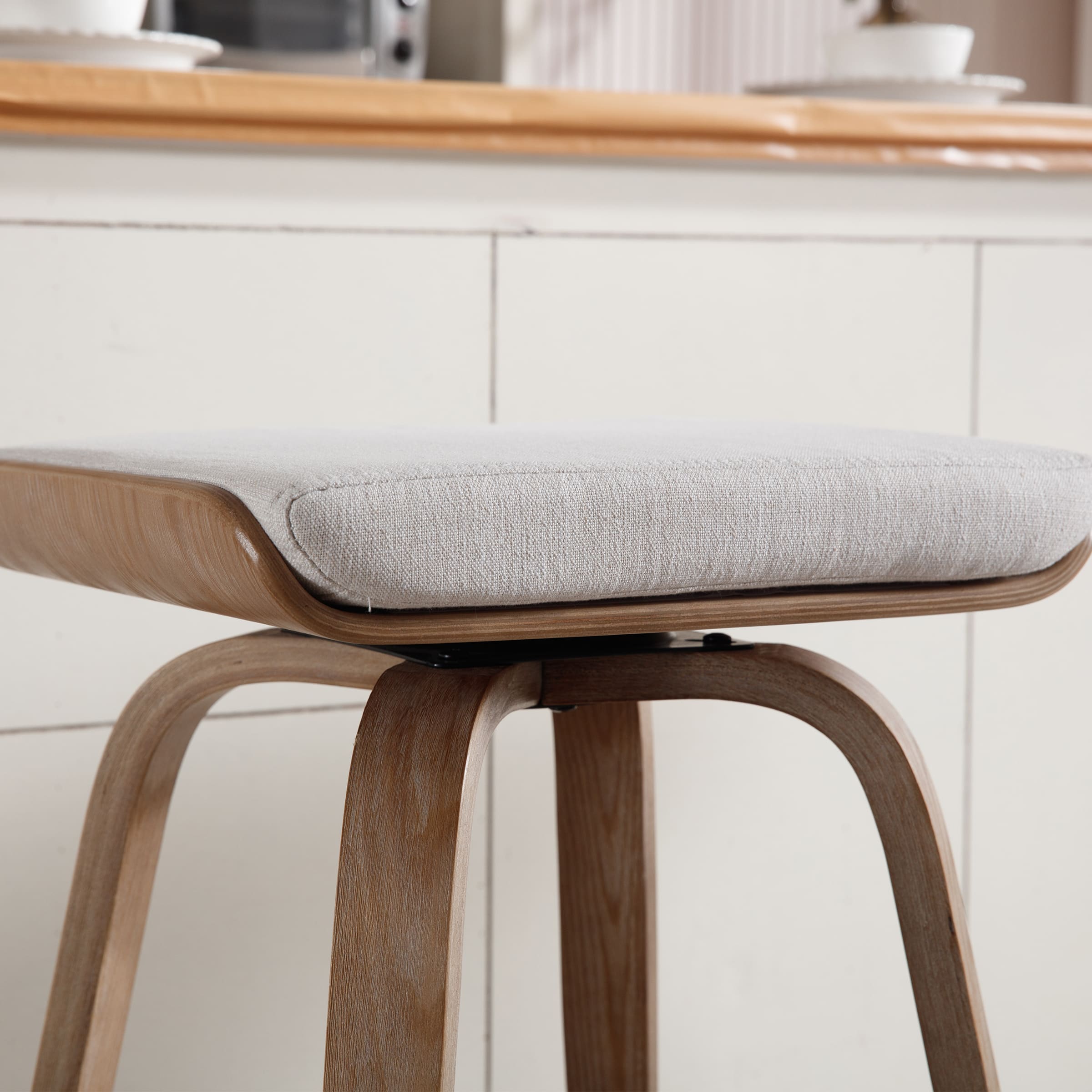 CIMOTA 26" Backless Swivel Counter Stools Set of 2 - 1710CS