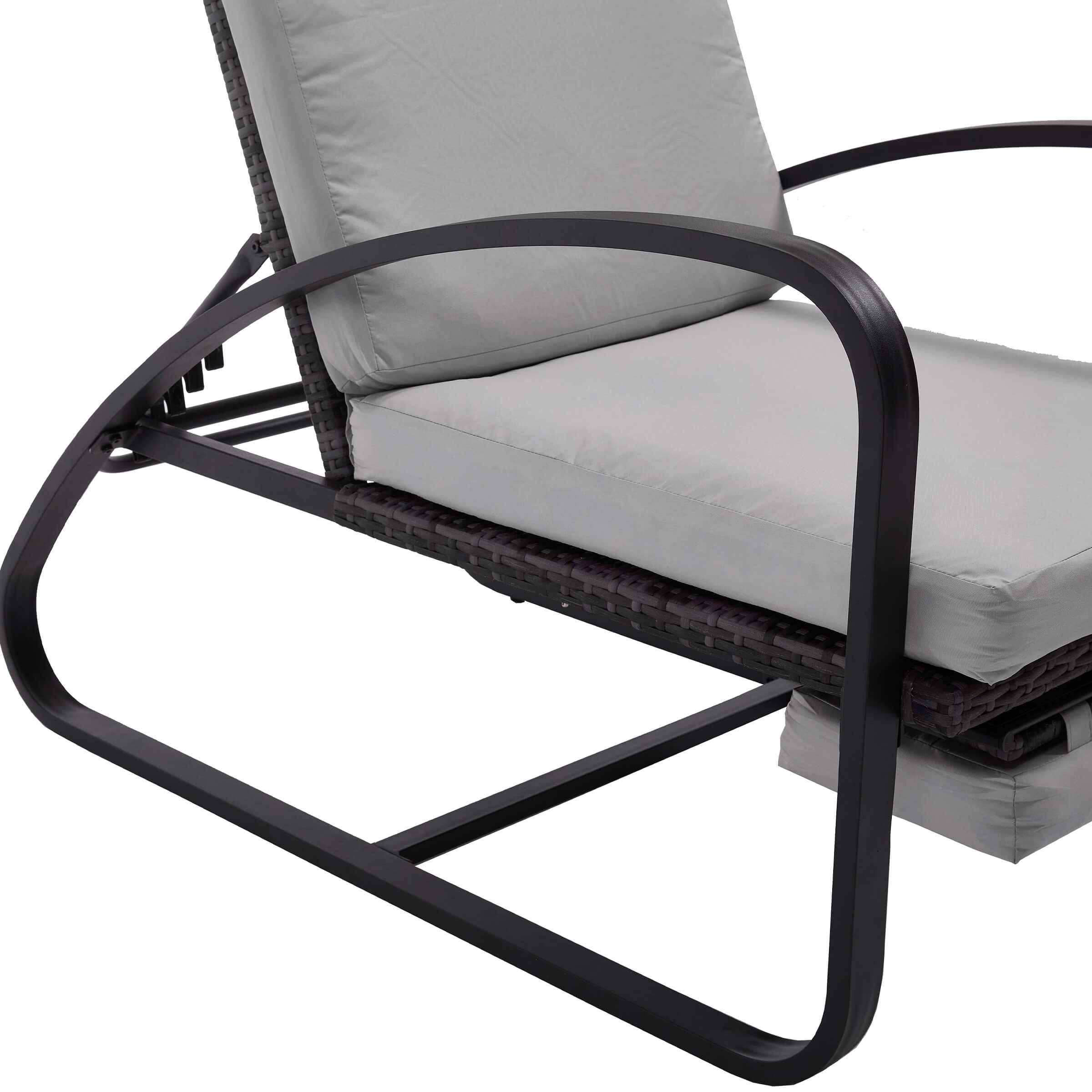 VESCASA 3 Piece Patio Set with Chaise Lounge Chairs and Table - 20701SE