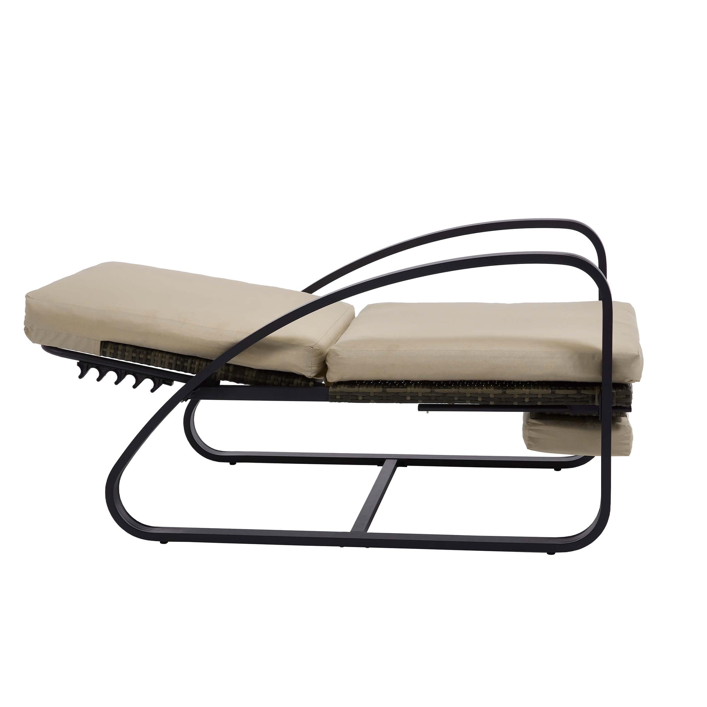 VESCASA 3 Piece Patio Set with Chaise Lounge Chairs and Table - 20701SE