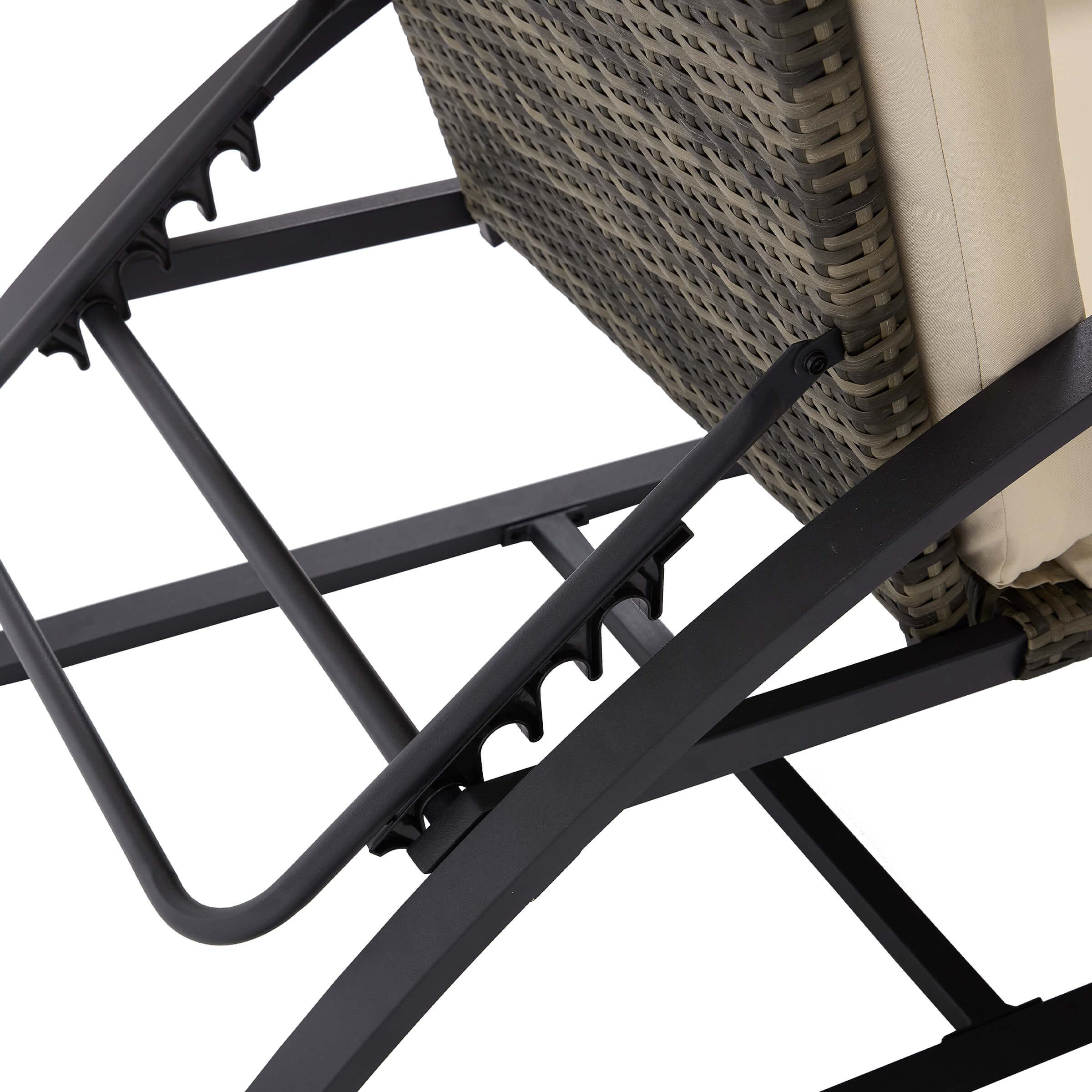 VESCASA 3 Piece Patio Set with Chaise Lounge Chairs and Table - 20701SE