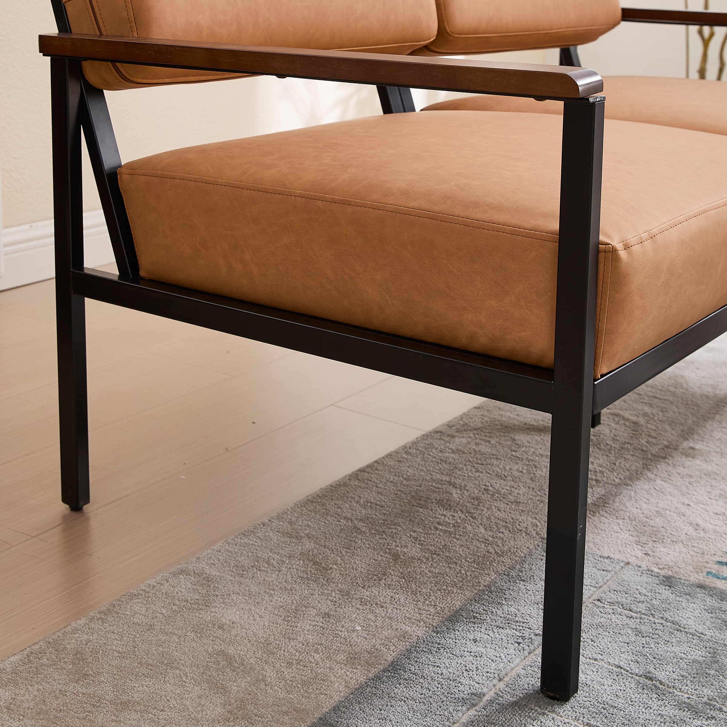 VESCASA 52"W Upholstered Loveseat Sofa - 3792SF