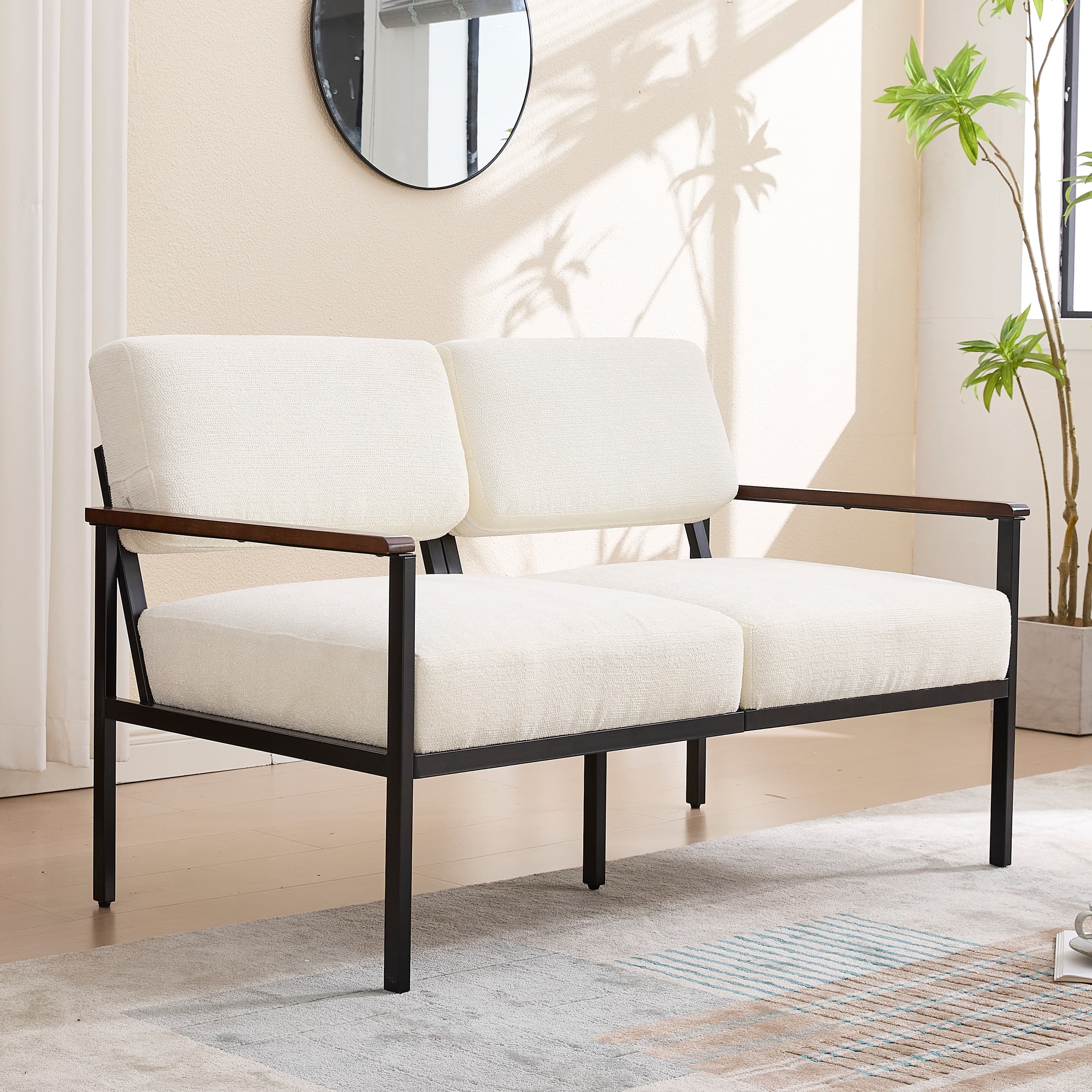 VESCASA 52"W Upholstered Loveseat Sofa - 3792SF