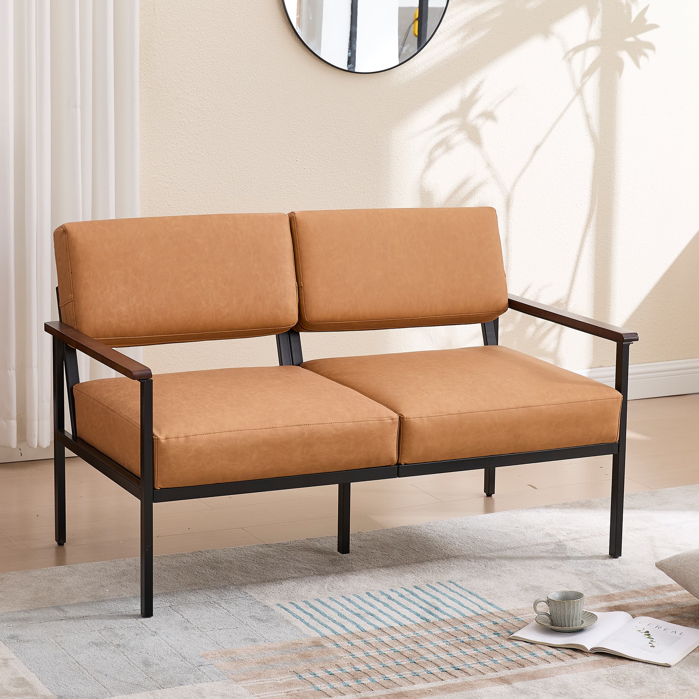 VESCASA 52"W Upholstered Loveseat Sofa - 3792SF