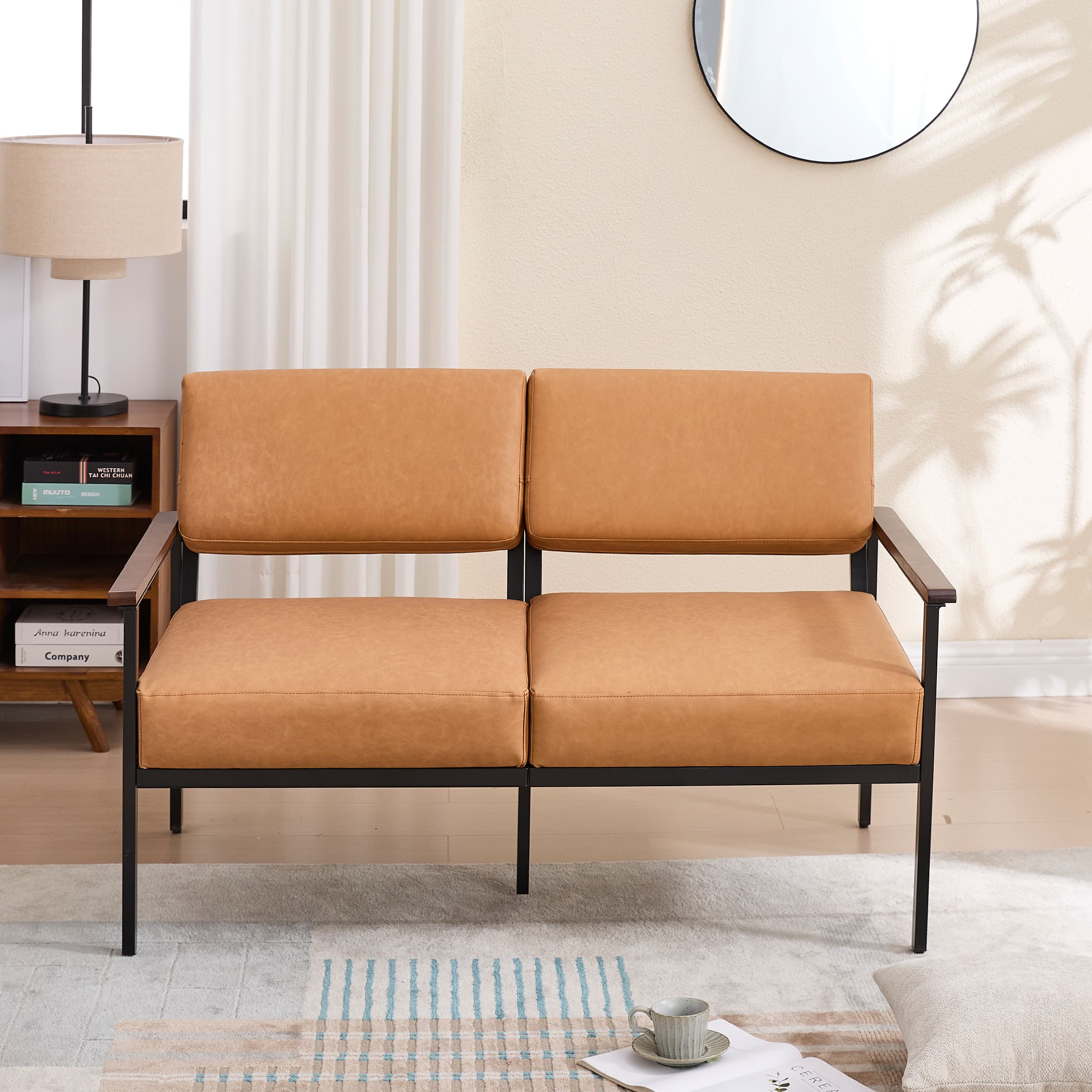 VESCASA 52"W Upholstered Loveseat Sofa - 3792SF