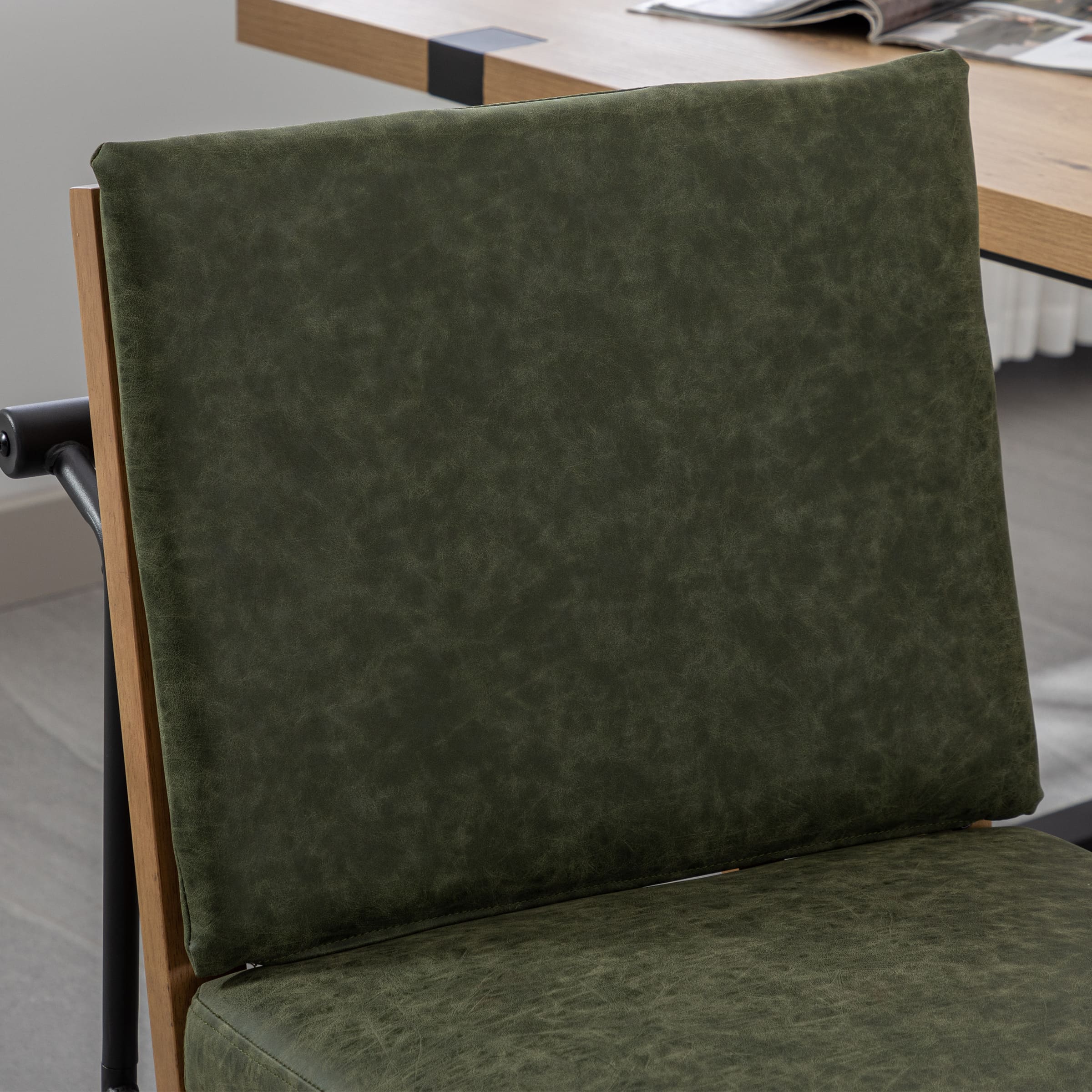 CIMOTA Metal Legs Armless Dining Chairs Set of 2 - 1912DC